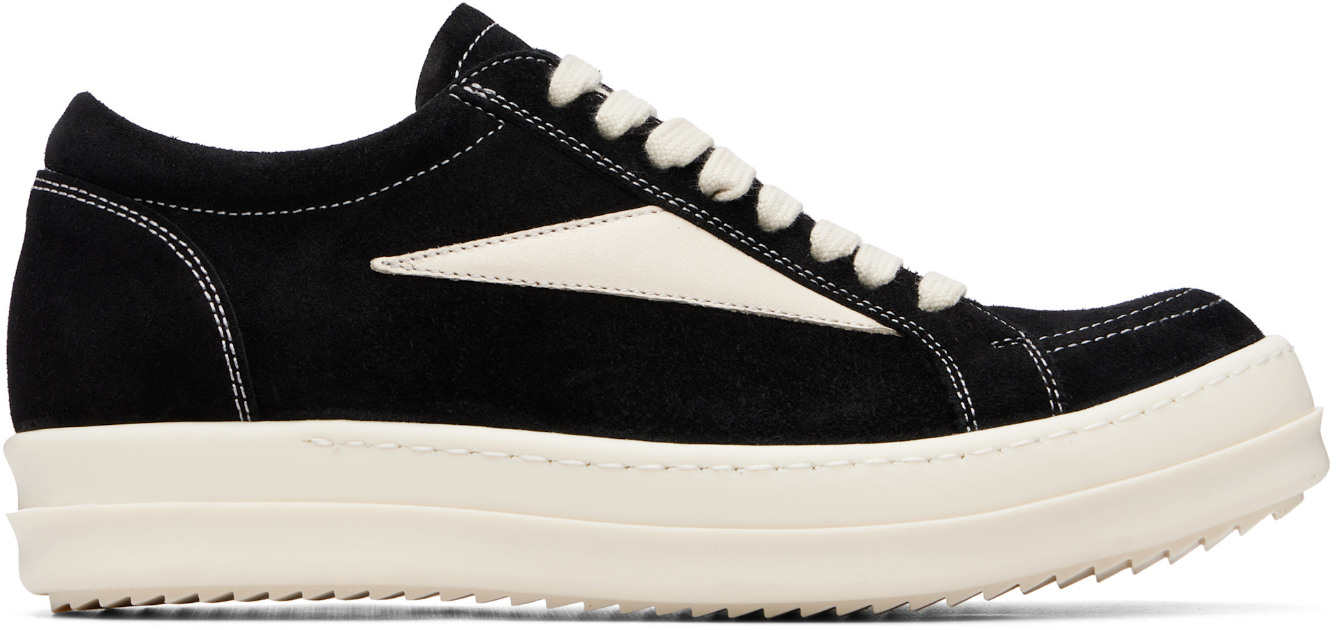 Rick Owens: Black Tower Vintage Sneaks Sneakers | SSENSE