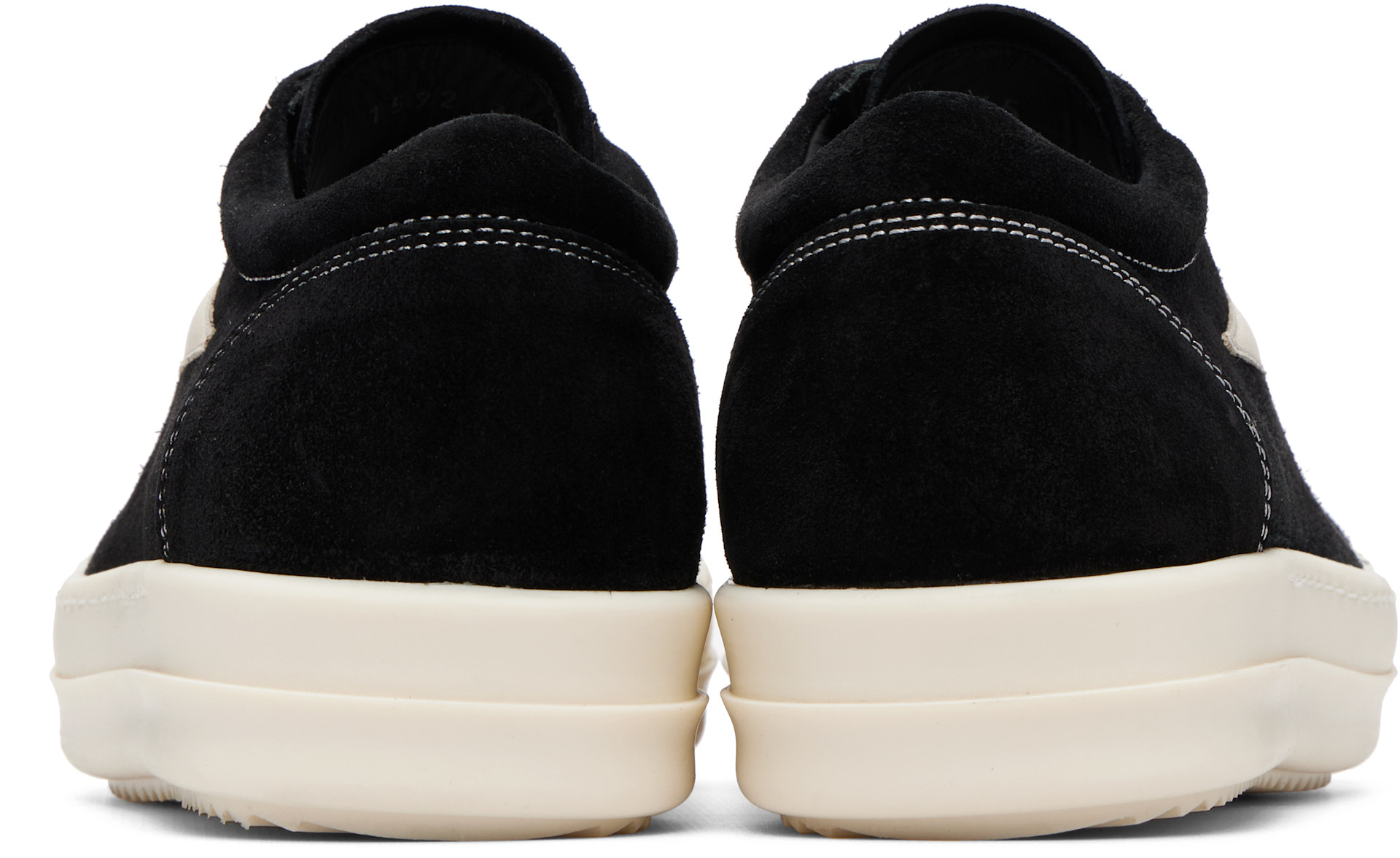 Rick Owens - Baskets rétro noires - Tower