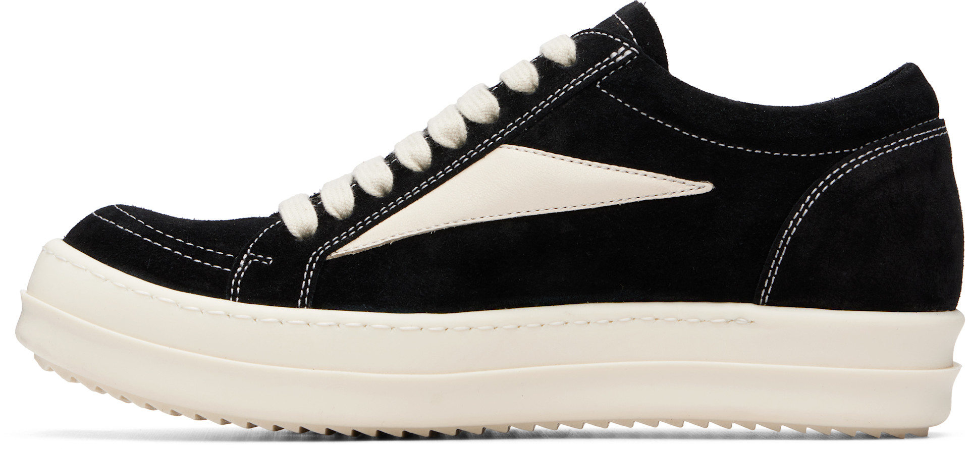 Rick Owens: Black Tower Vintage Sneaks Sneakers | SSENSE