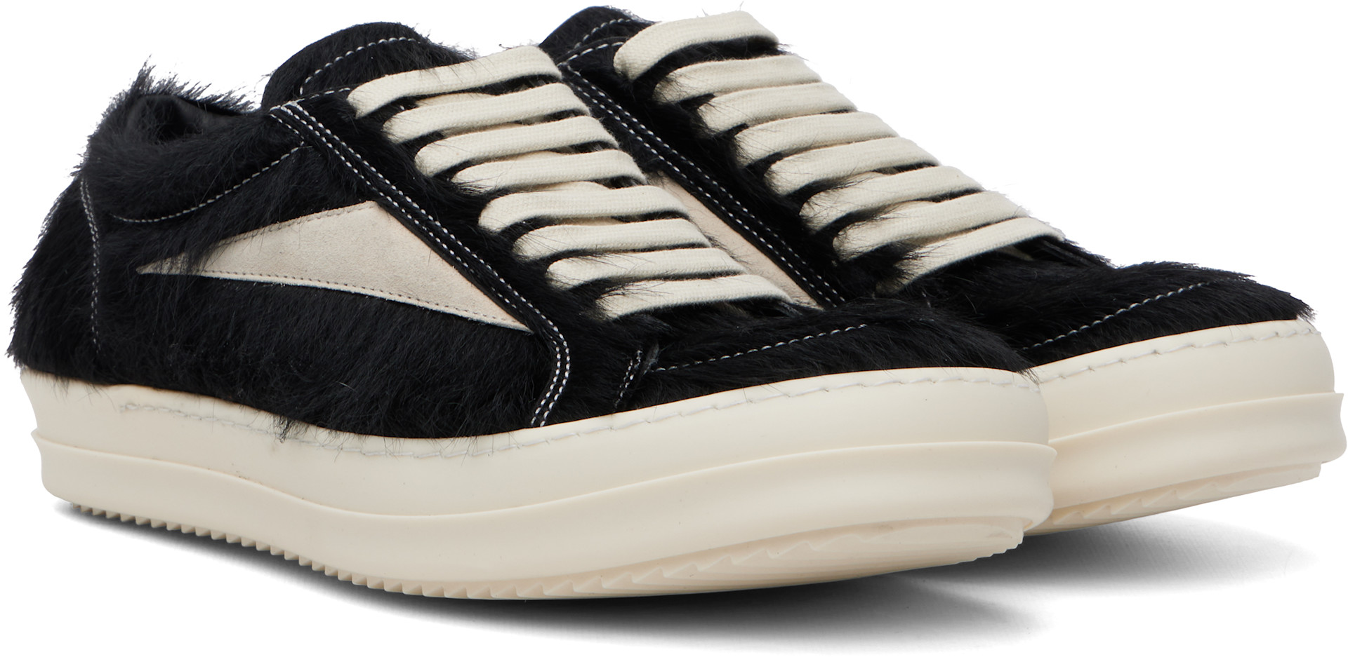 Rick Owens - Baskets rétro noires - Tower