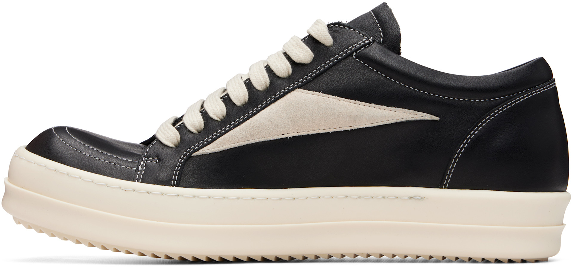 Rick Owens - Baskets rétro noires - Tower