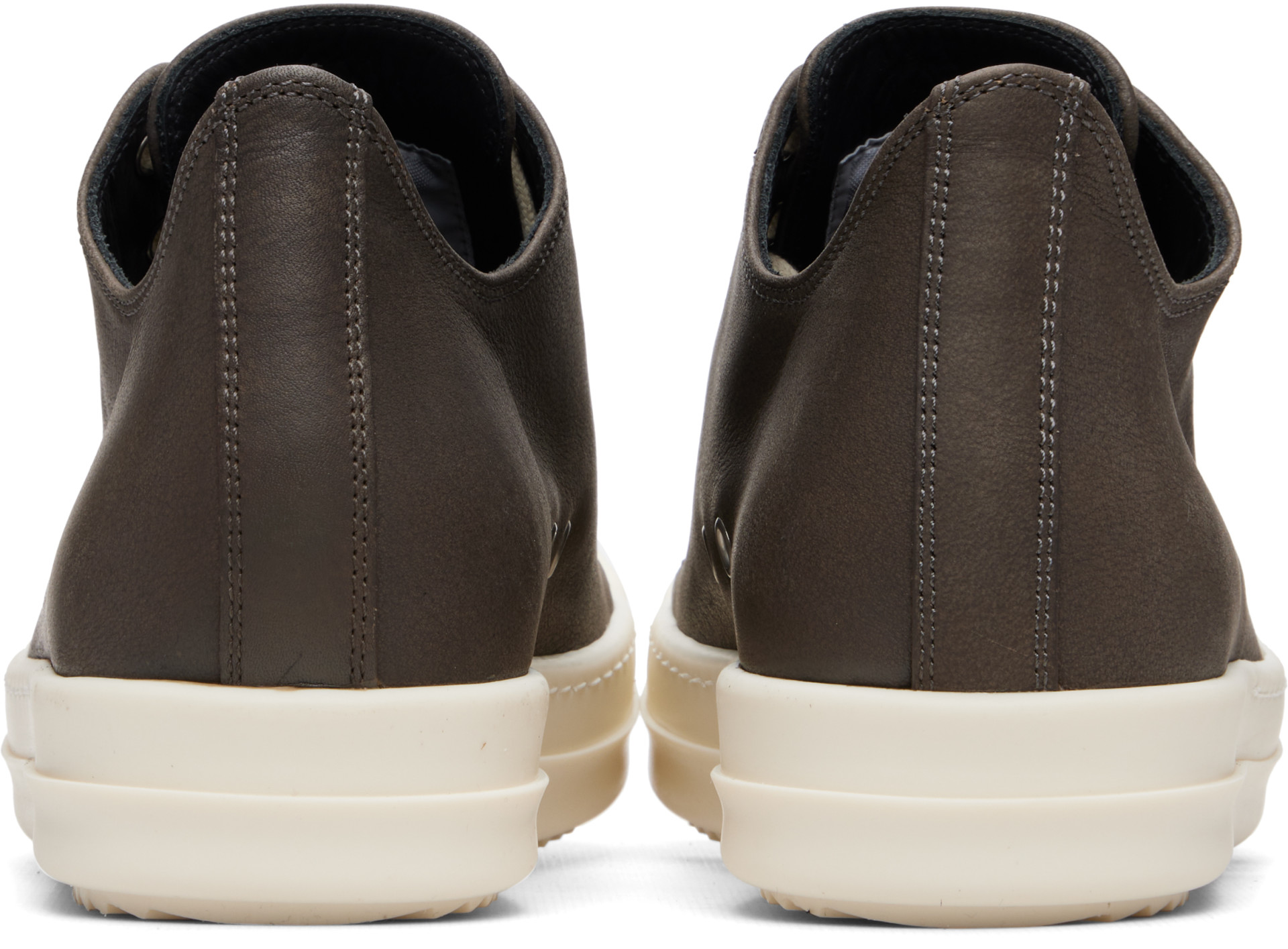 Rick Owens - Baskets basses brunes - Tower