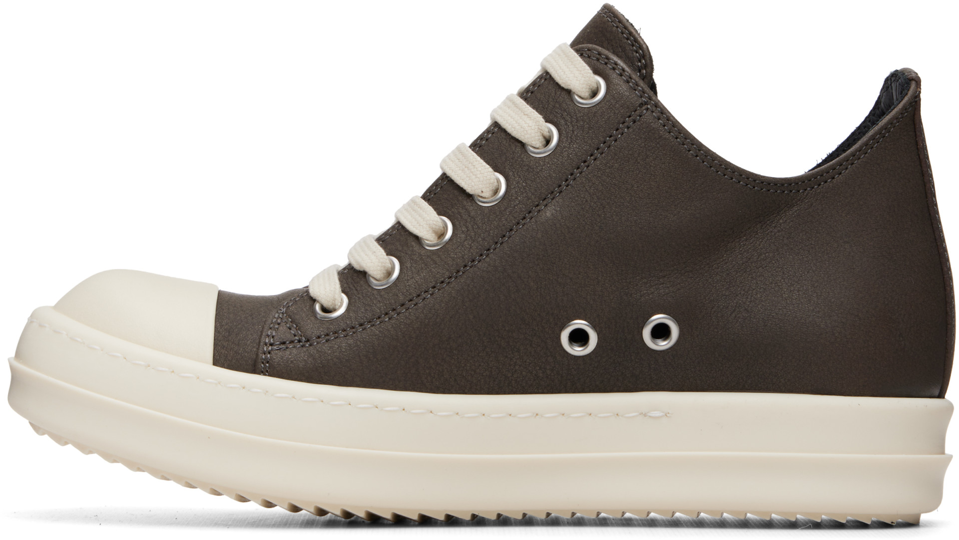 Rick Owens - Baskets basses brunes - Tower