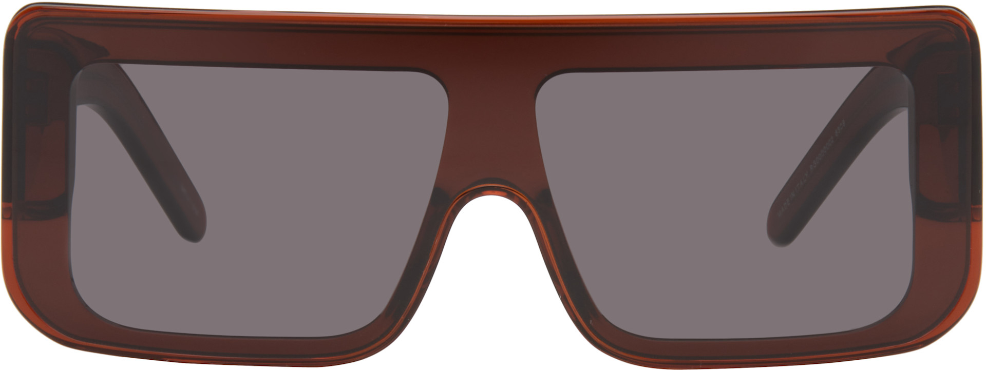 Rick Owens - Lunettes de soleil Documenta rouges - Tower