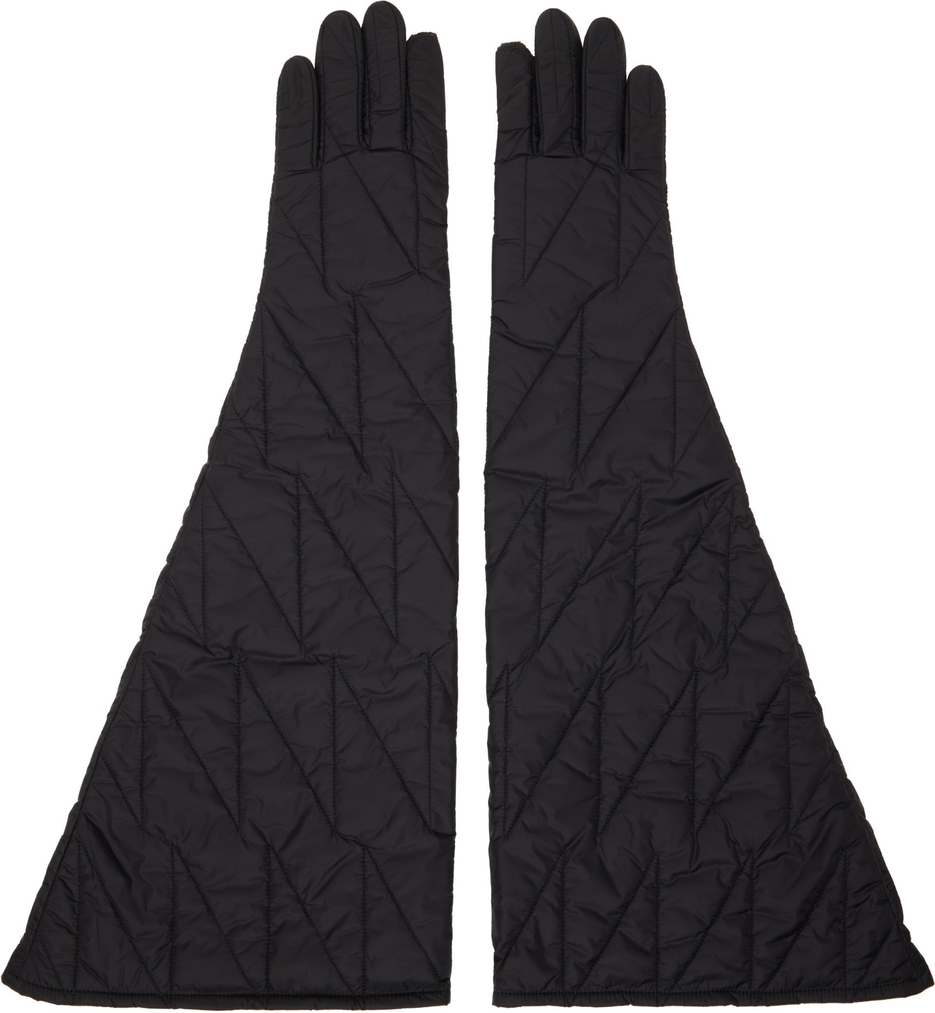 Rick Owens - Black Tower Long Gloves