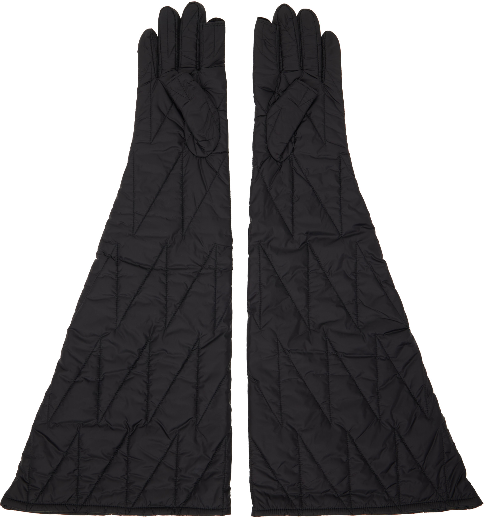 Rick Owens - Black Tower Long Gloves