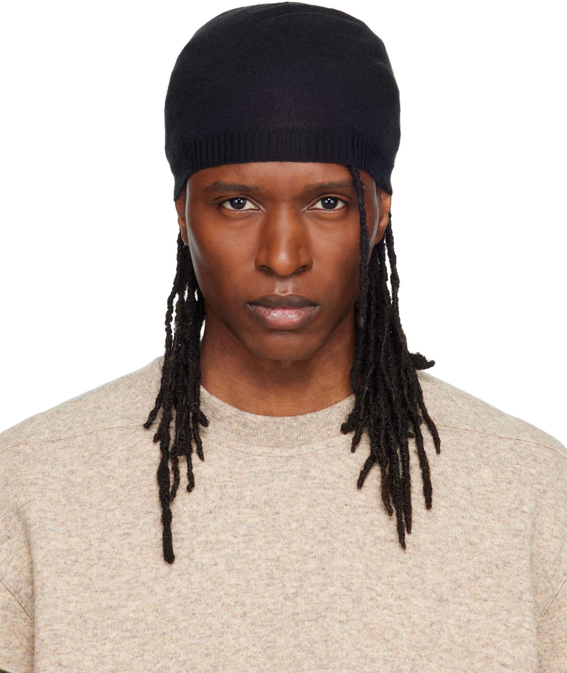 Rick Owens - Black Tower Medium Beanie