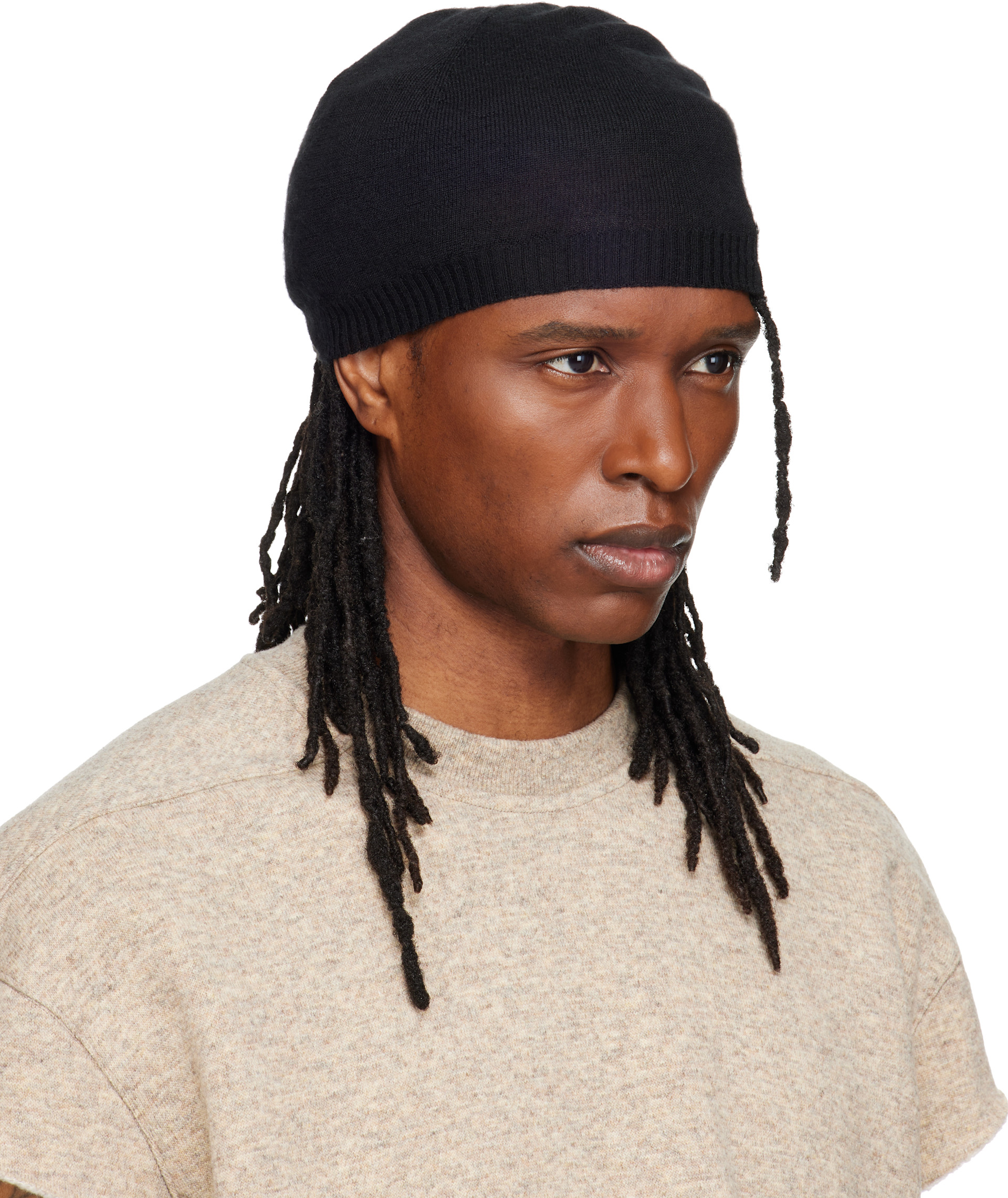 Rick Owens - Black Tower Medium Beanie