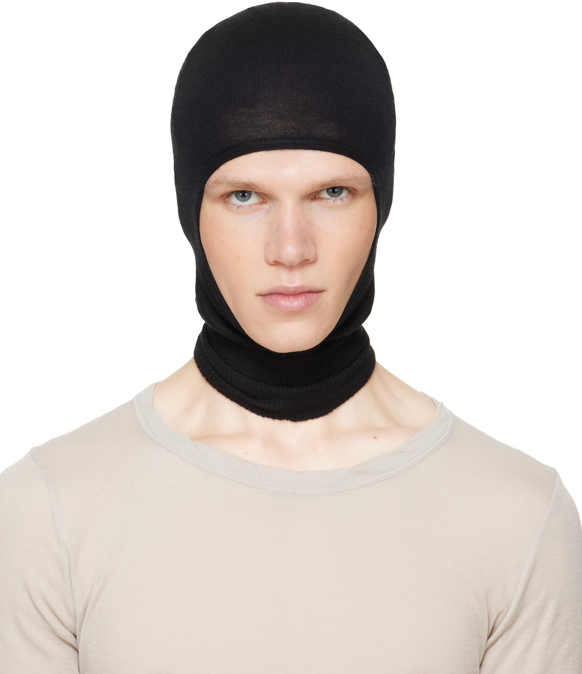 Rick Owens - 블랙 타워 스컬 발라클라바