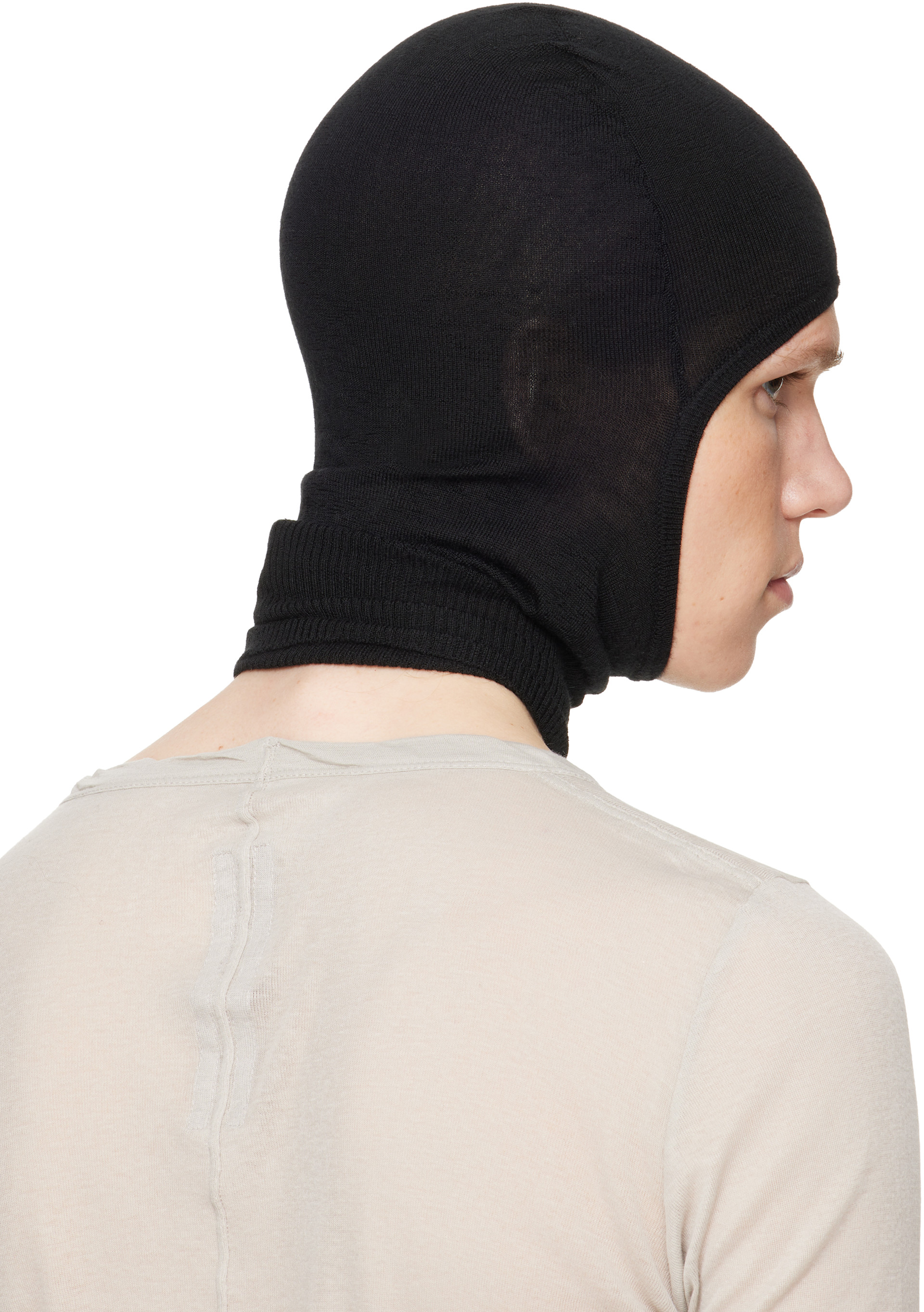 Rick Owens - 블랙 타워 스컬 발라클라바
