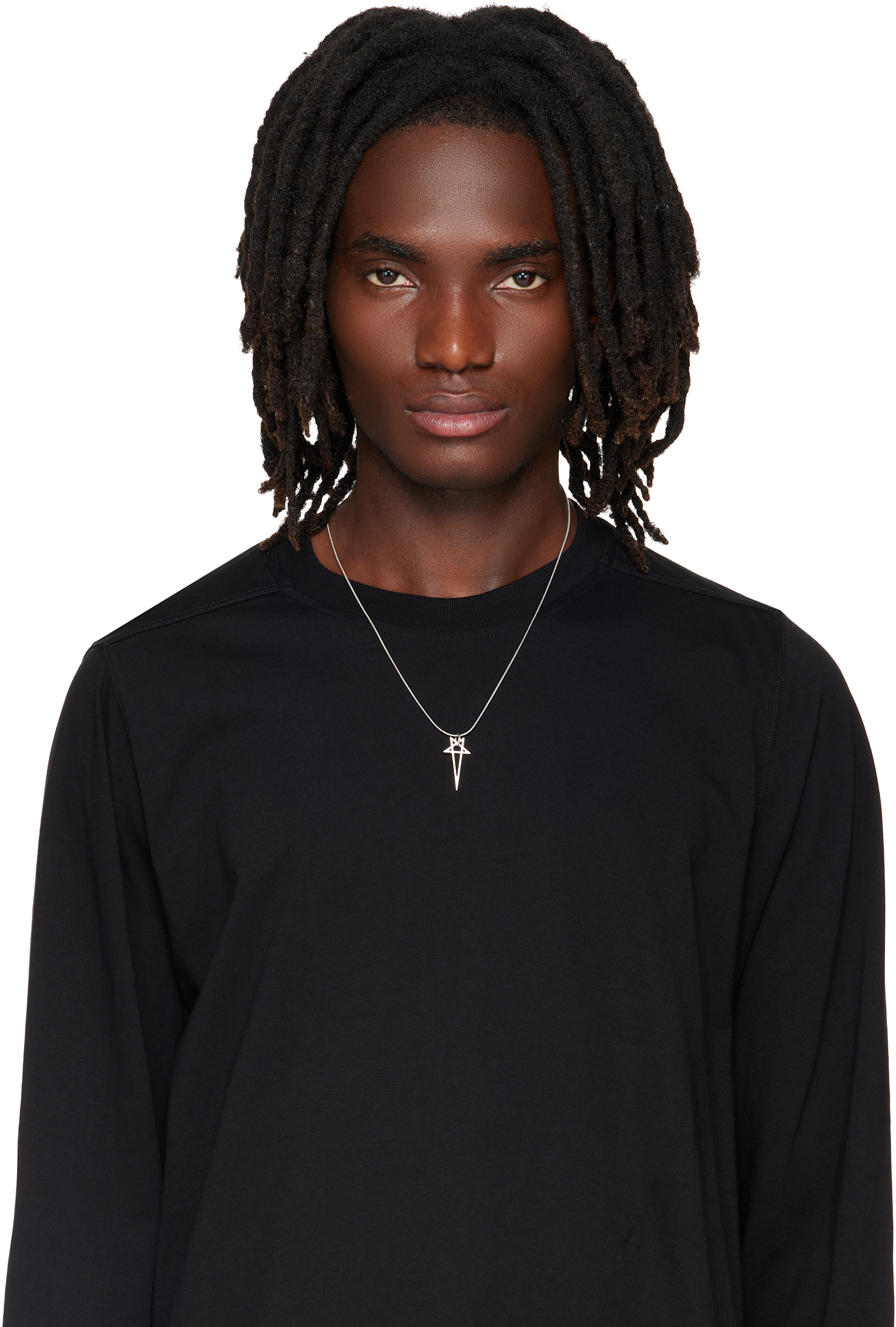 Rick Owens - Collier à pendentif de pentagramme