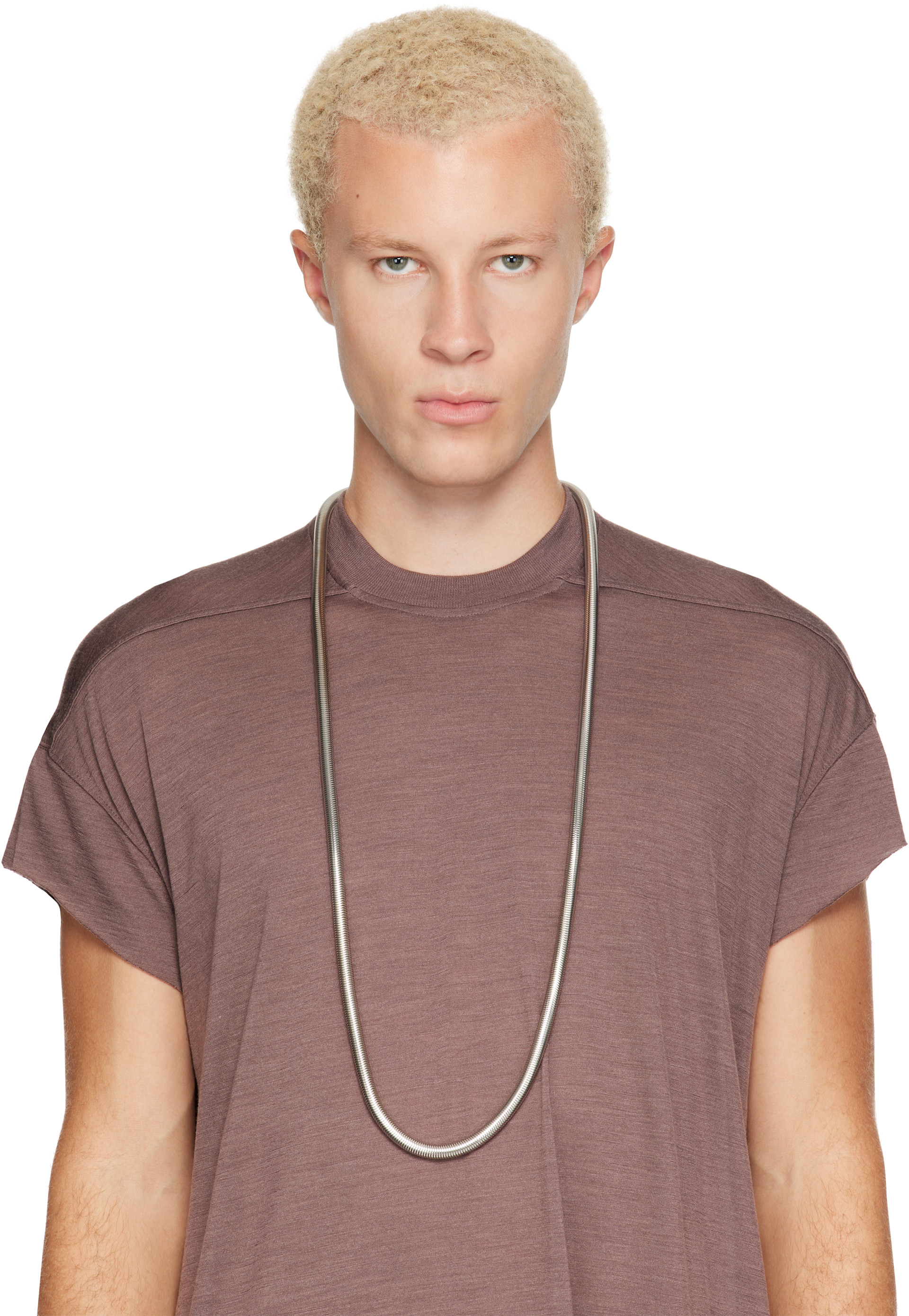 Rick Owens: Tower Crossbody Snake Bag Chain | SSENSE
