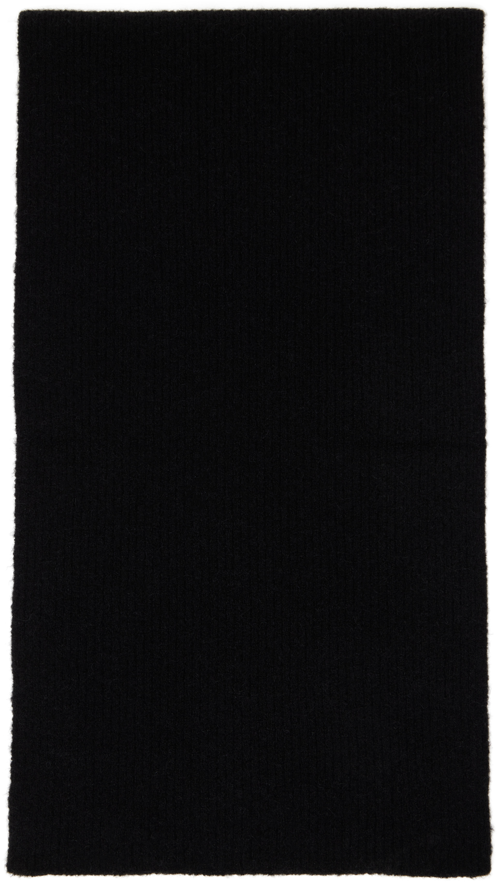Rick Owens - Écharpe longue noire - Tower