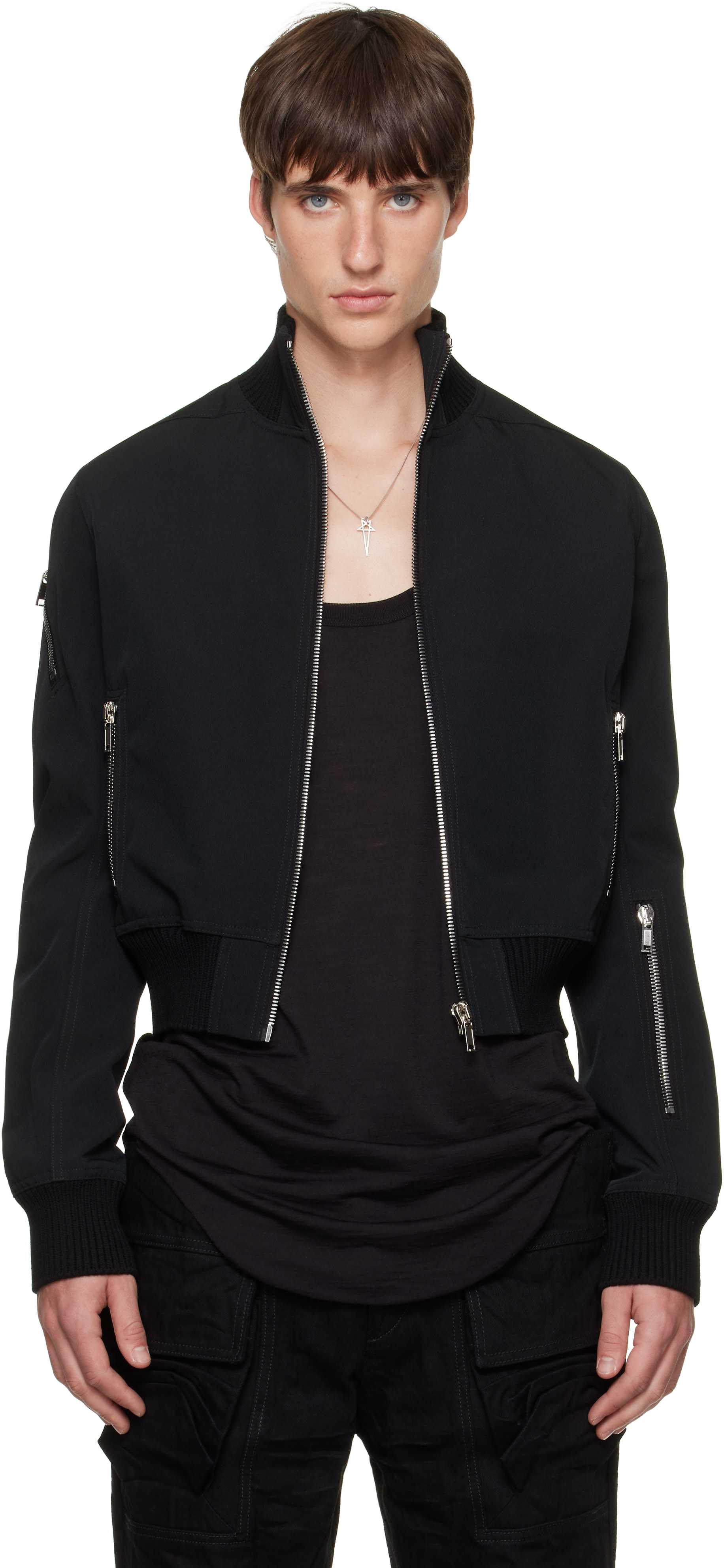 Rick Owens - Black Tower Track Jacket
