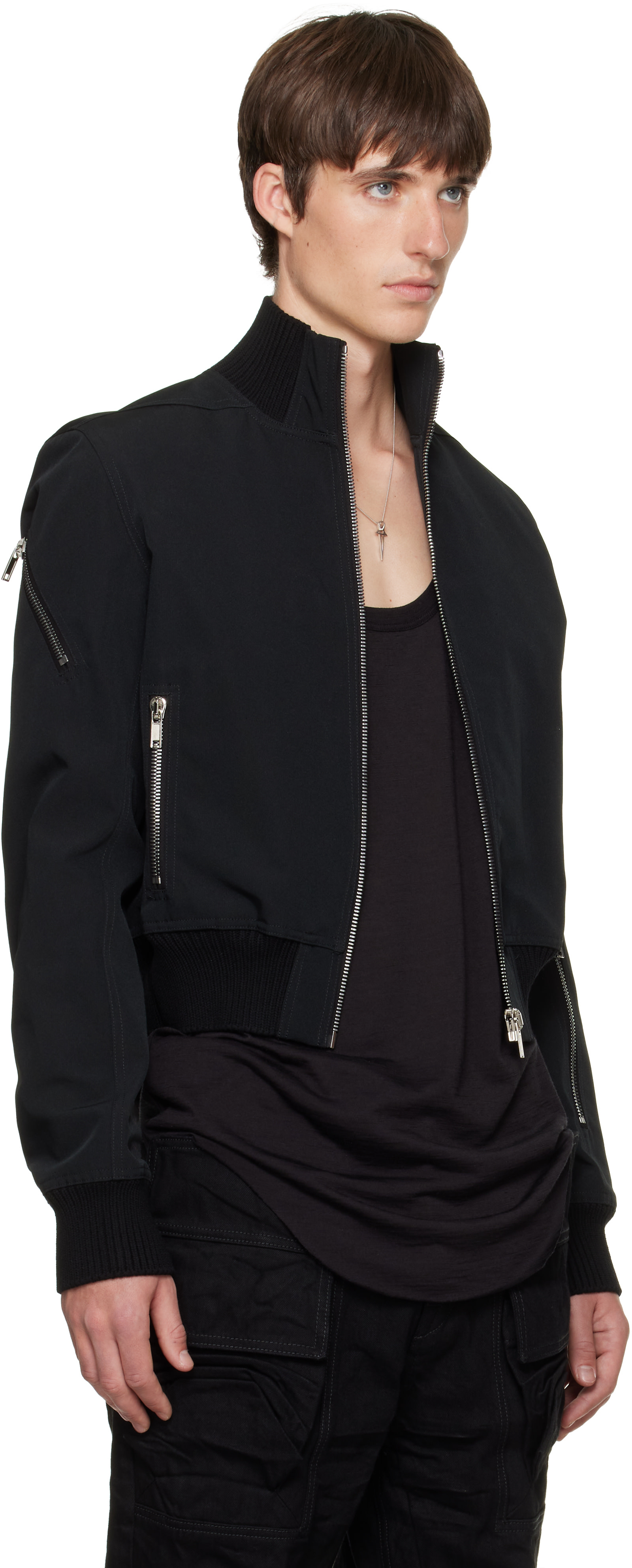 Rick Owens - Black Tower Track Jacket