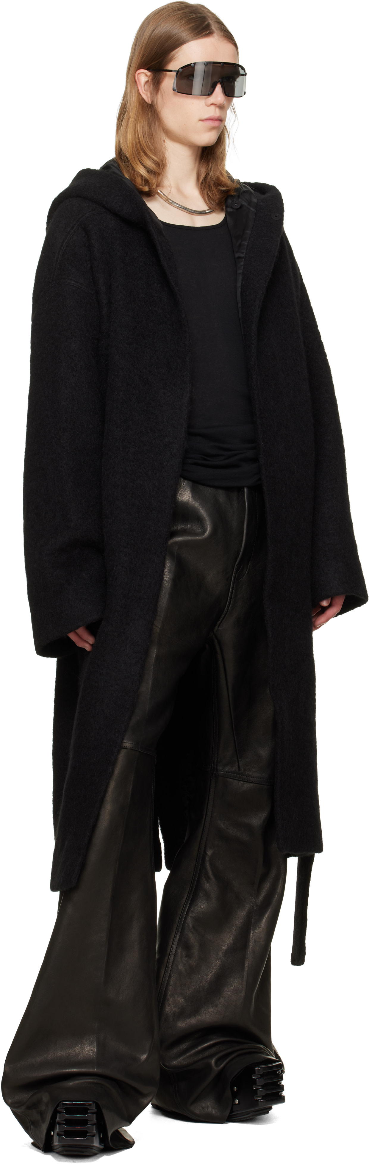 Rick Owens - 블랙 타워 코트