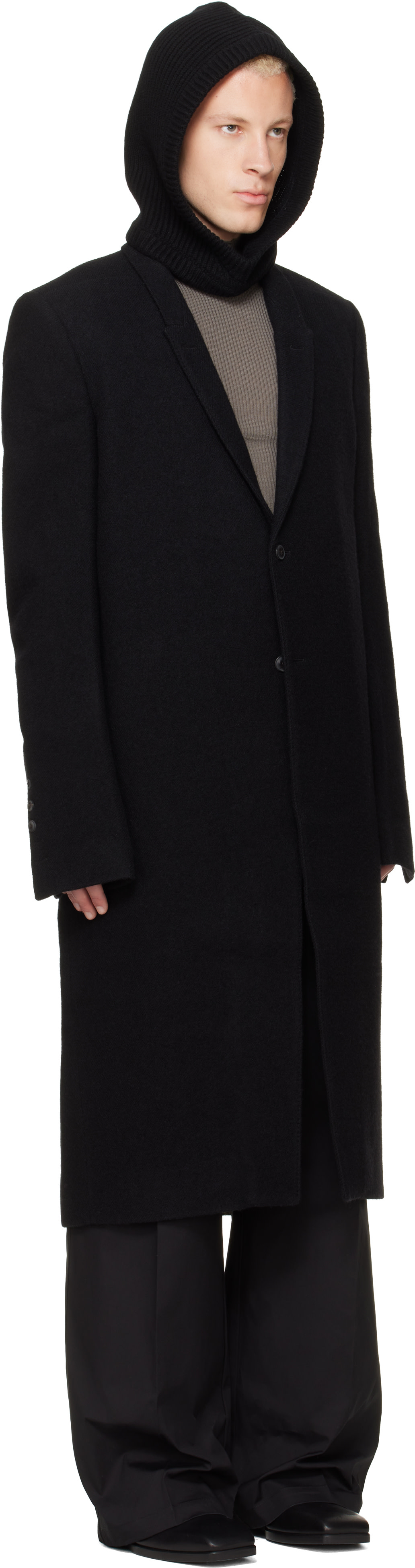 Rick Owens - 블랙 타워 콘코르디안 코트