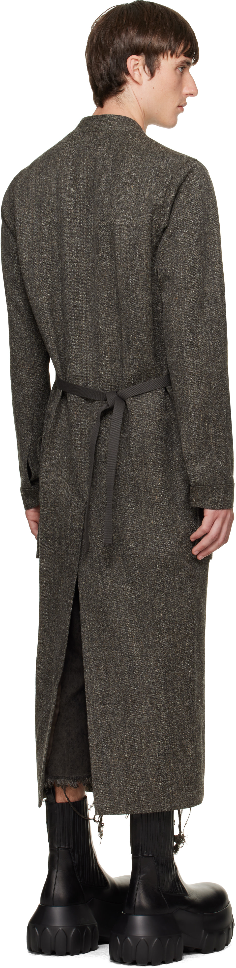 Rick Owens - Brown Tower Lab Coat