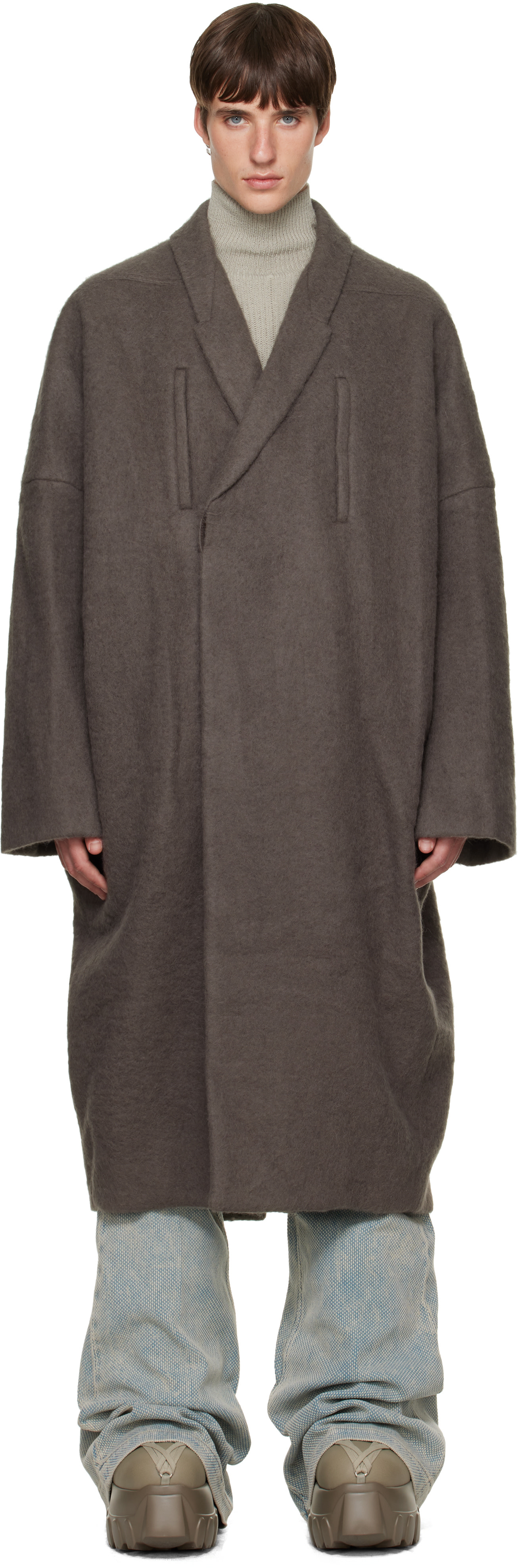 Rick Owens - 그레이 타워 푸아레 코트