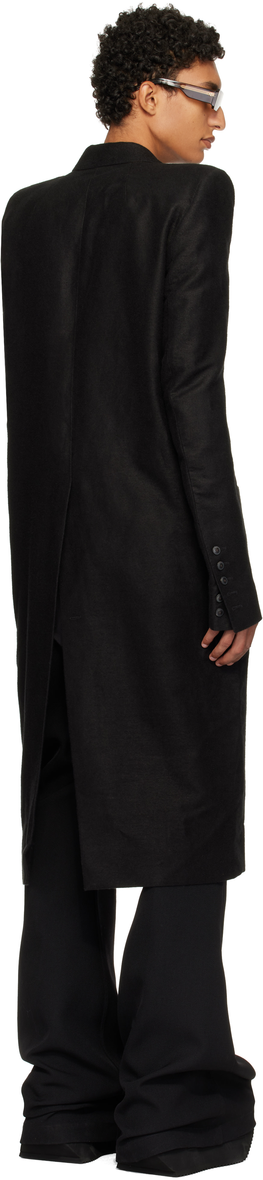 Rick Owens - Black Tower Customs Larry Coat