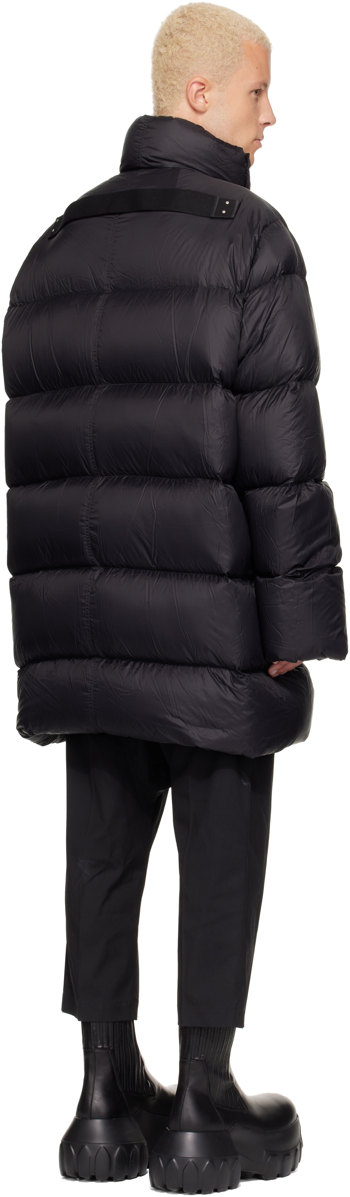 Rick Owens - Black Tower Turtle Down Coat