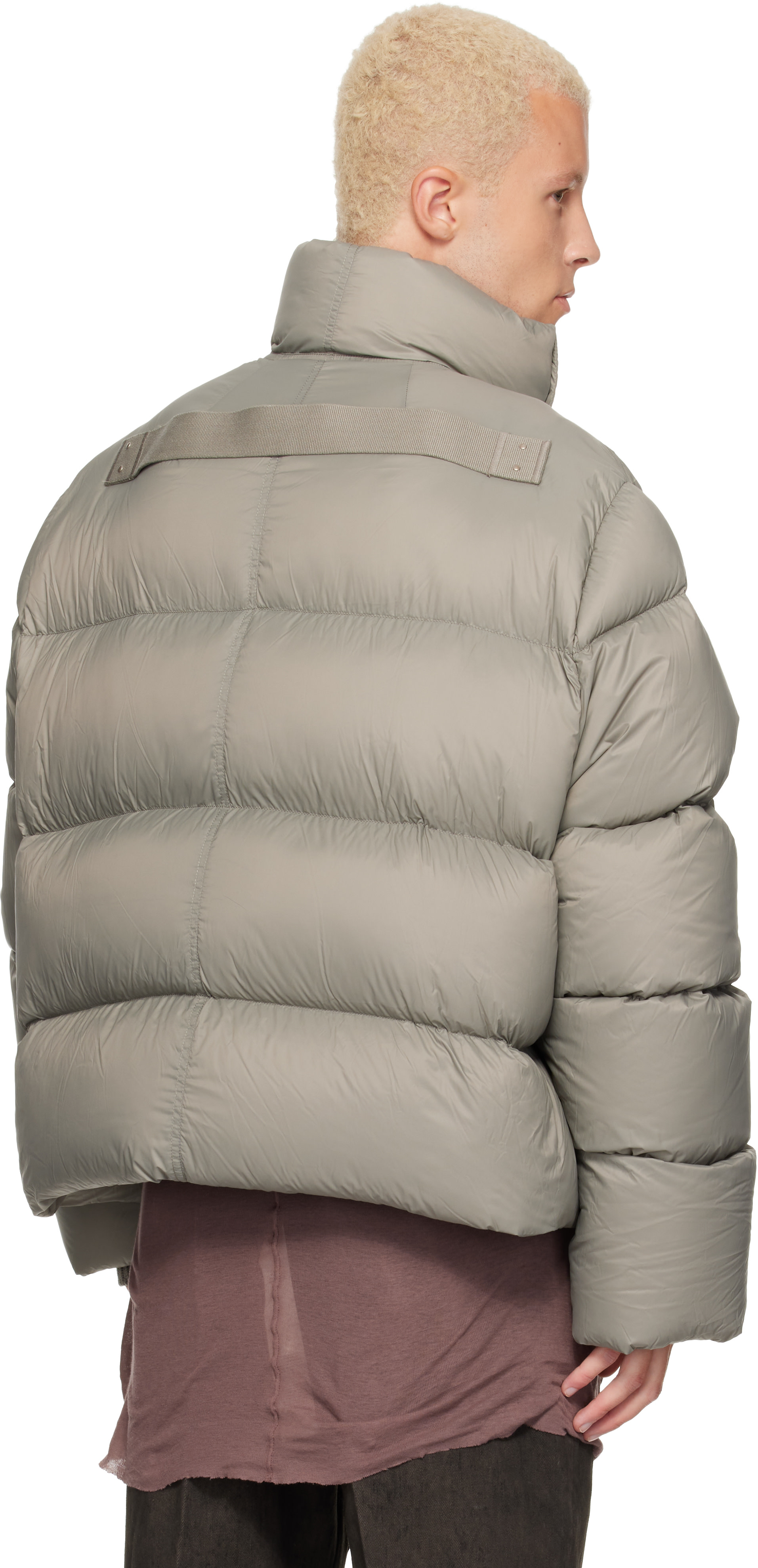 Rick Owens - Gray Tower Turtle Down Jacket