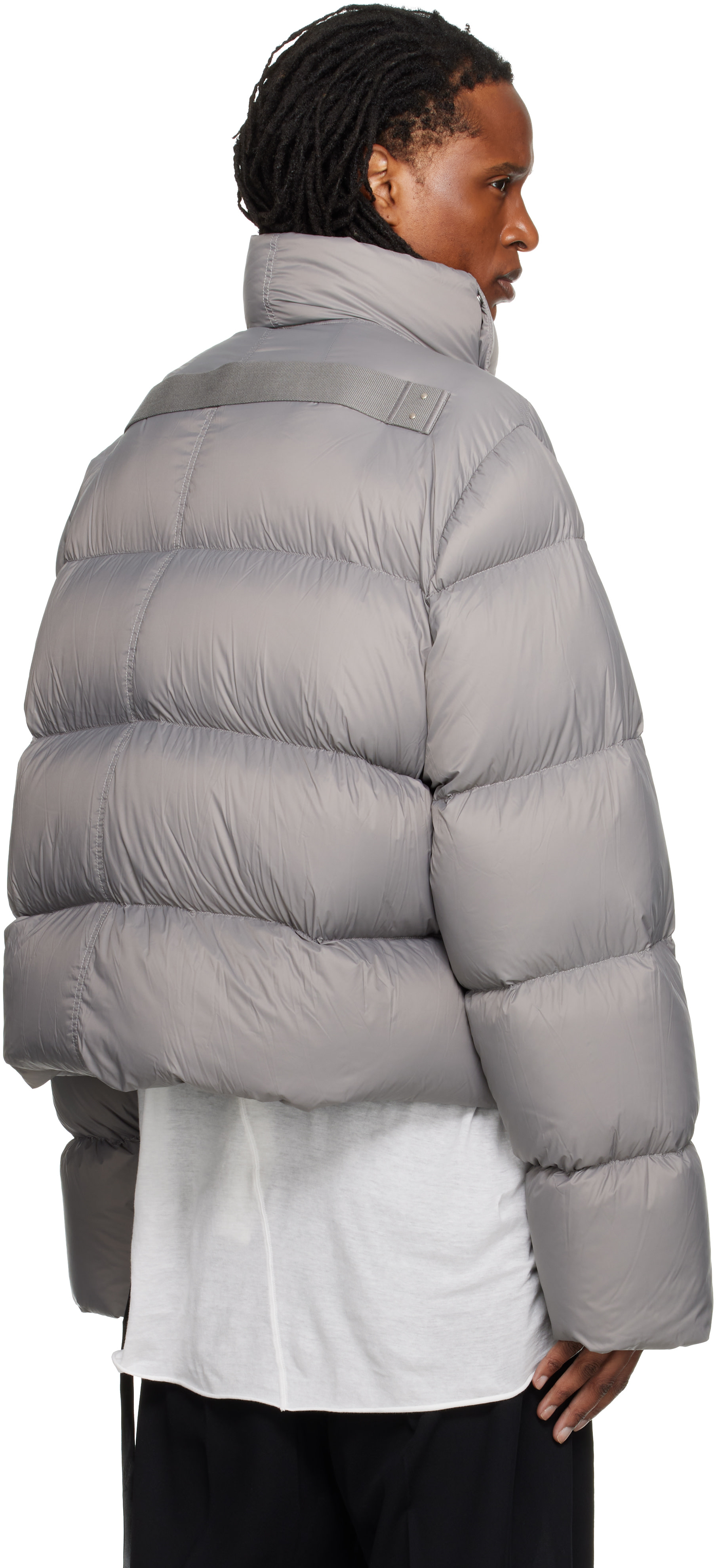 Rick Owens - Gray Tower Turtle Down Jacket