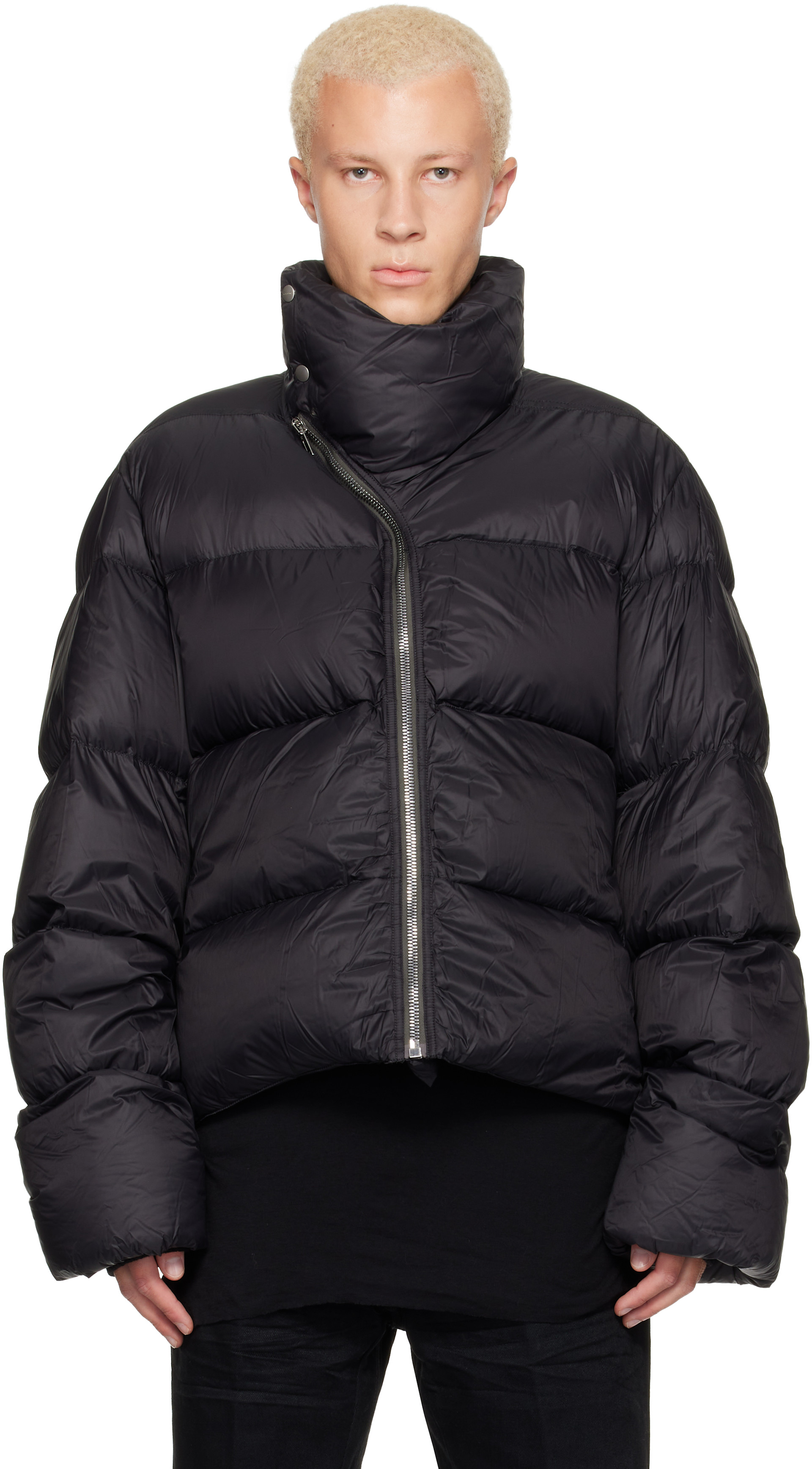 Rick Owens - Black Tower Turtle Down Jacket