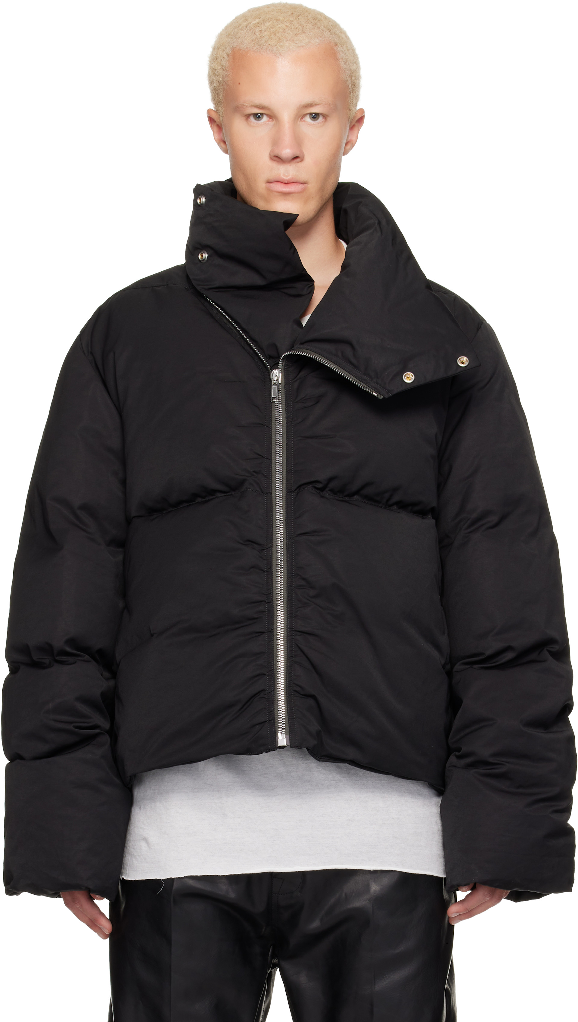 Rick Owens - Black Tower Turtle Down Jacket