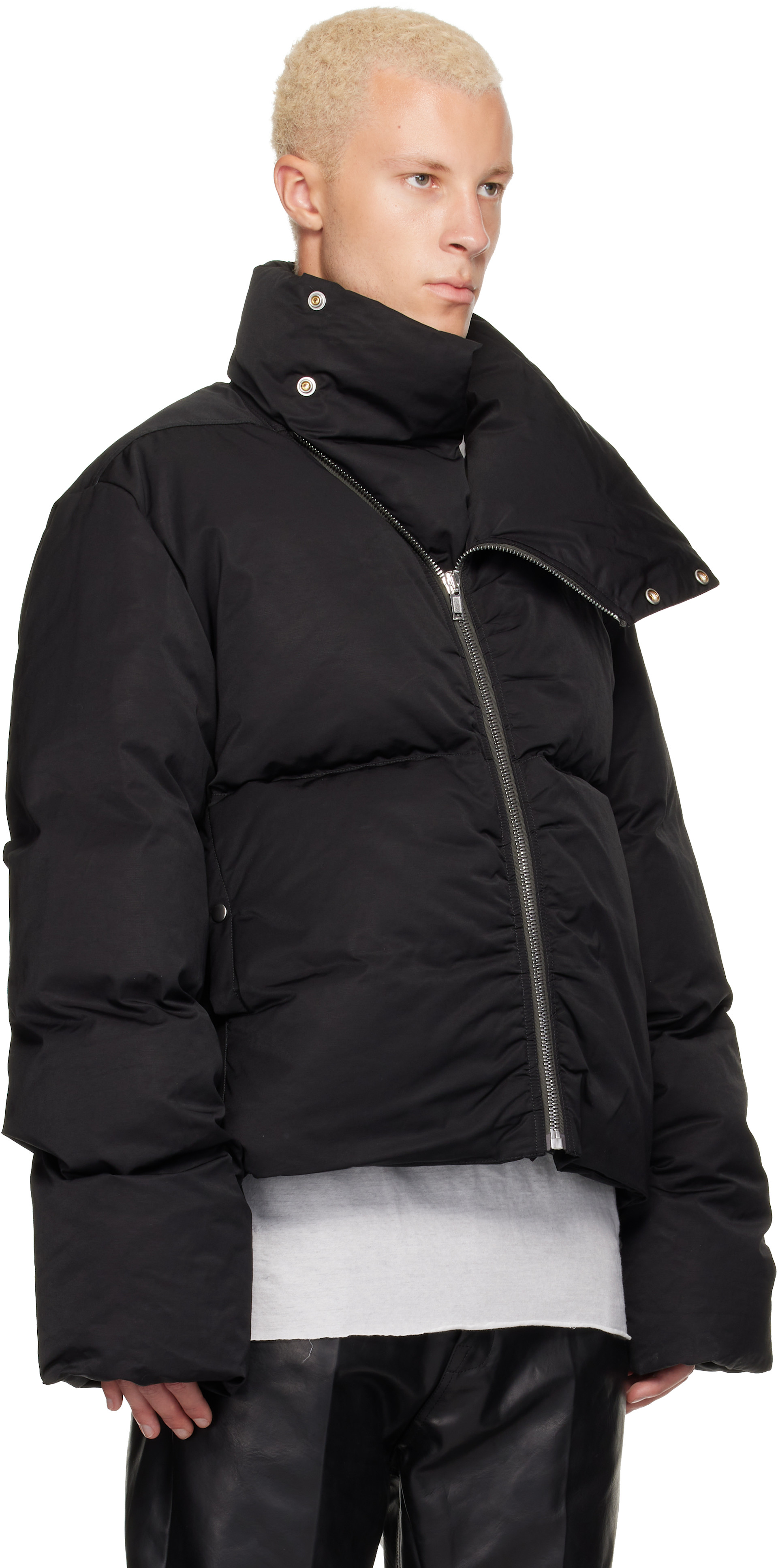 Rick Owens - Black Tower Turtle Down Jacket