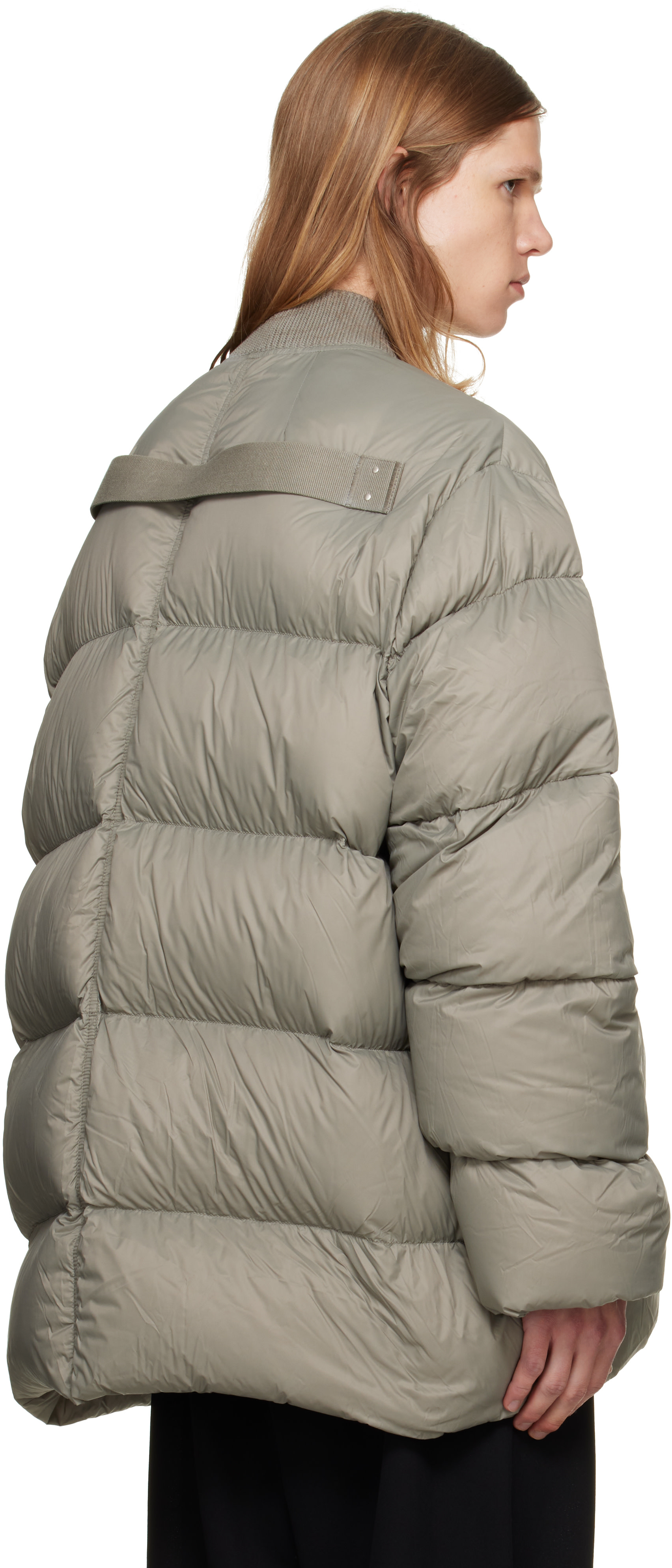 Rick Owens - Gray Tower Classic Down Flight Jacket