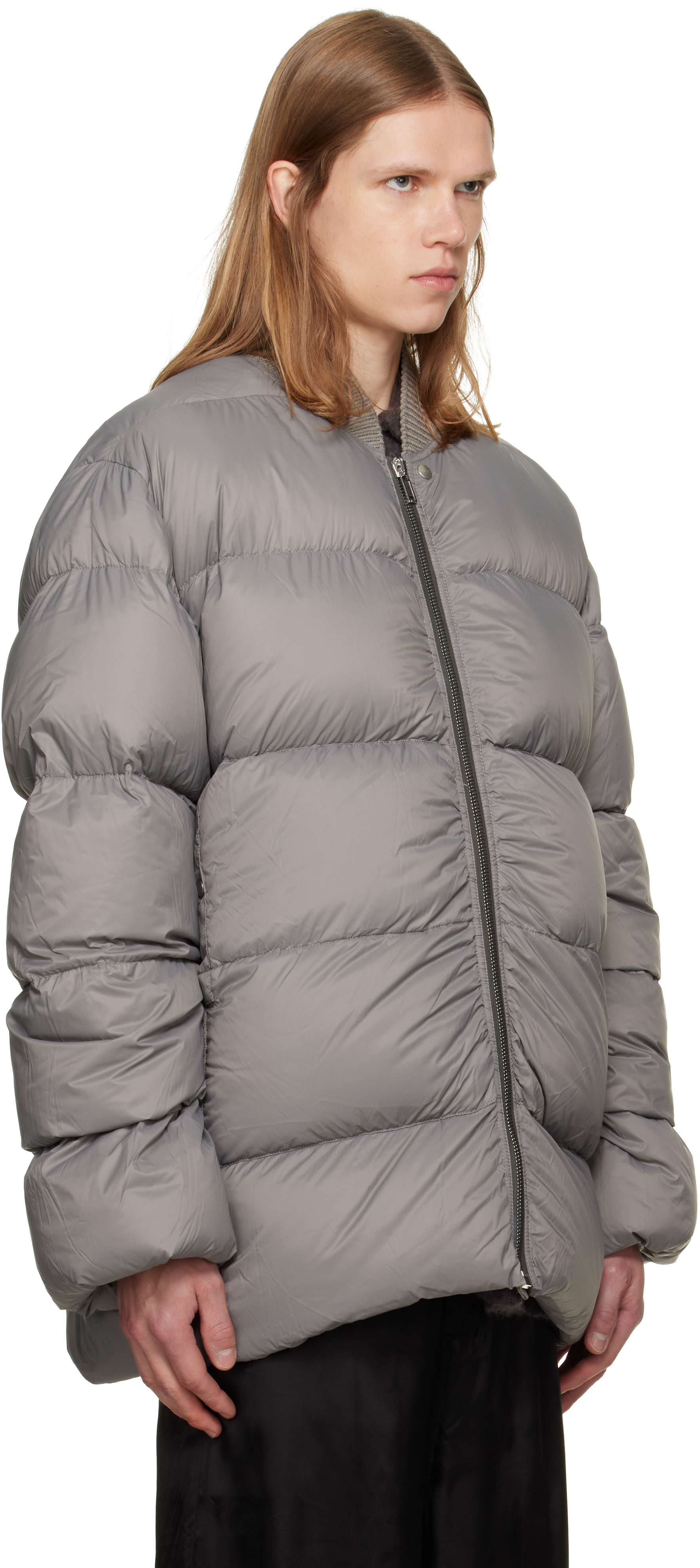 Rick Owens - Taupe Tower Classic Flight Down Jacket