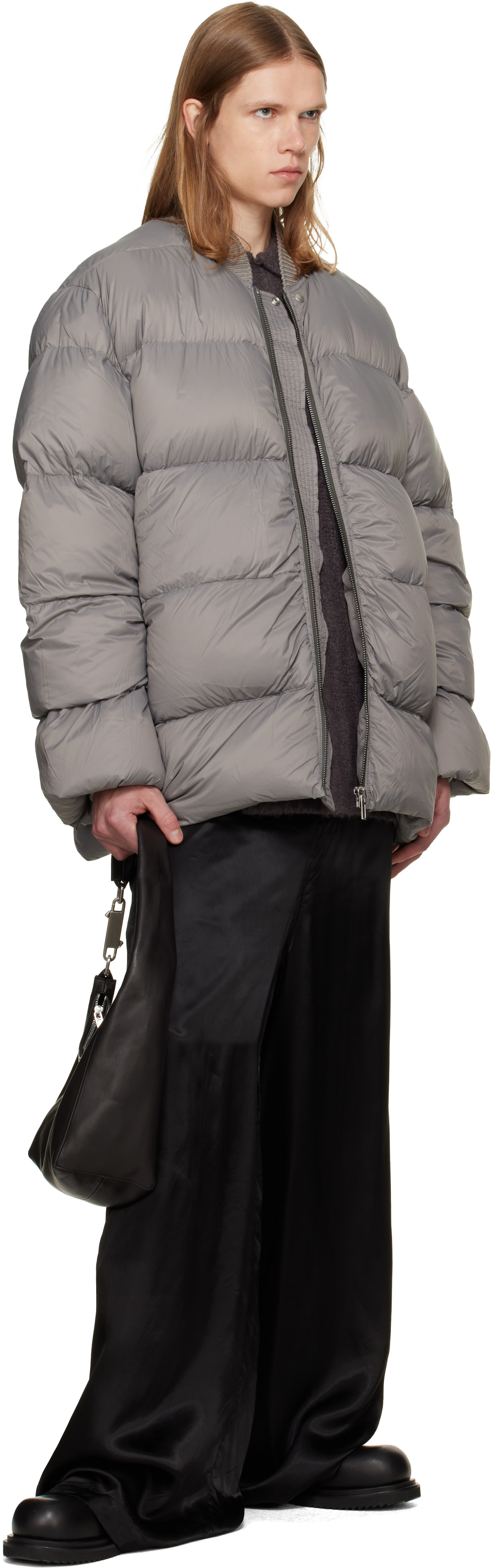 Rick Owens - Taupe Tower Classic Flight Down Jacket