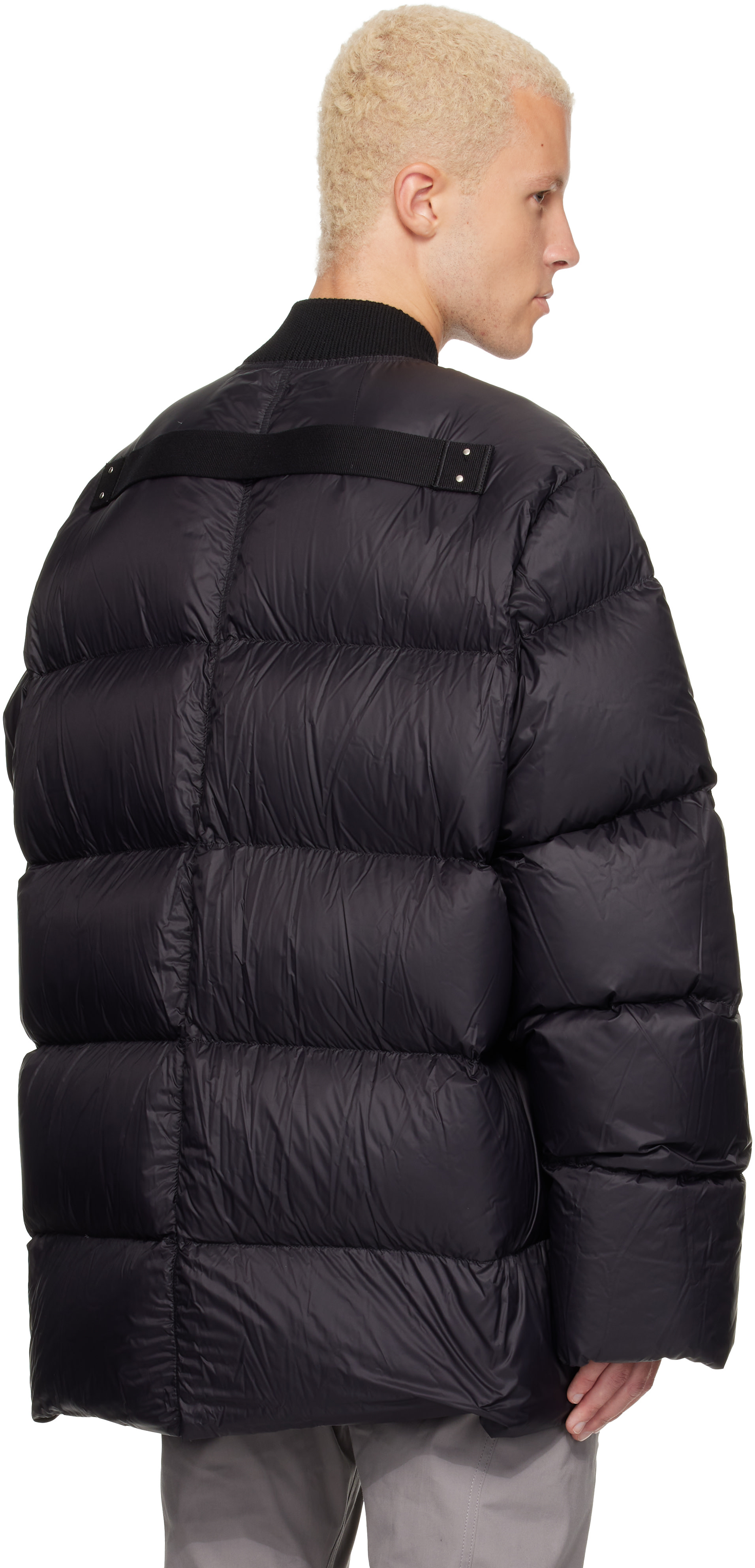 Rick Owens - Black Tower Down Flight Jaccket