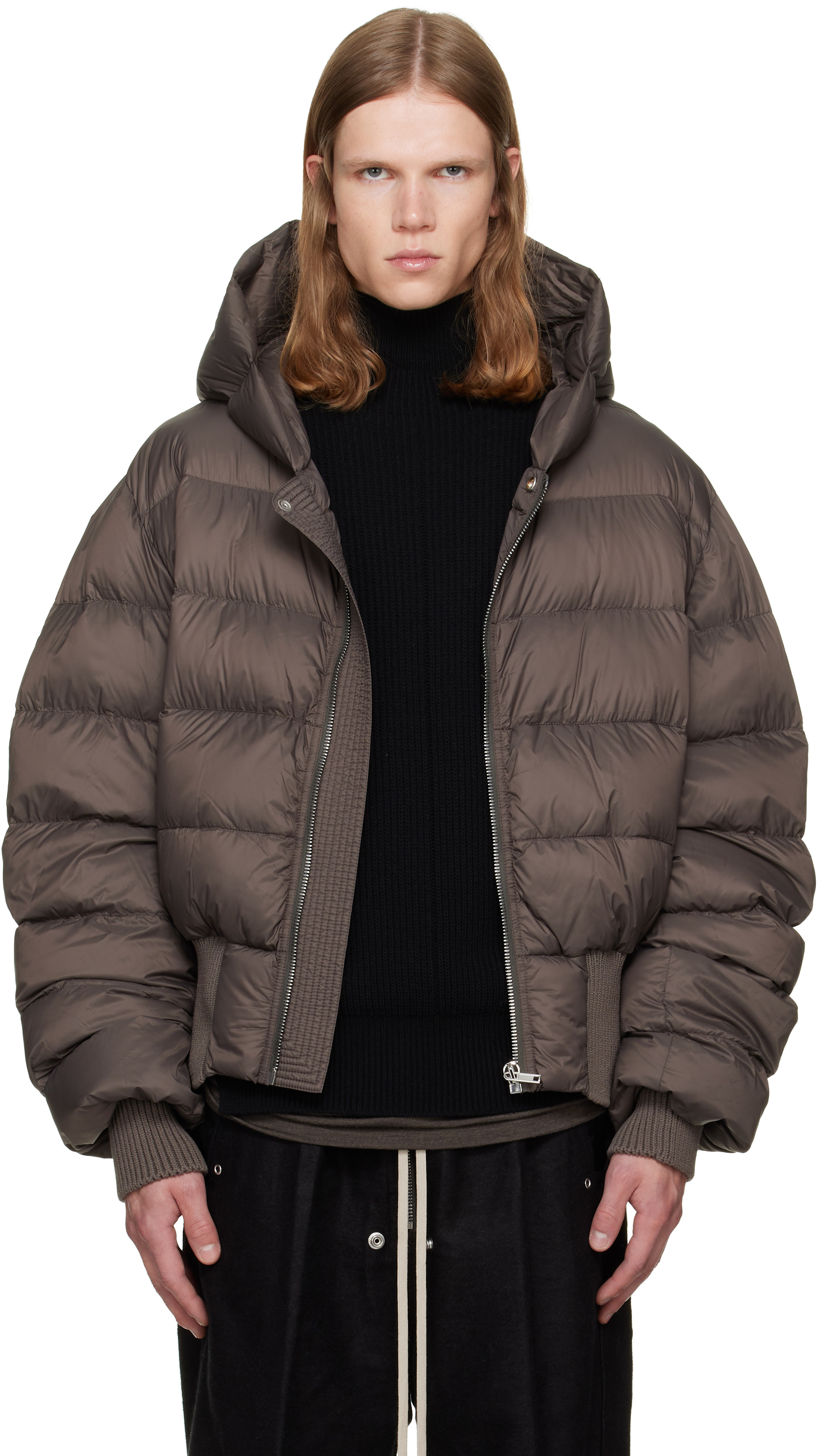 Rick Owens - トープ Tower フード付きジャケット