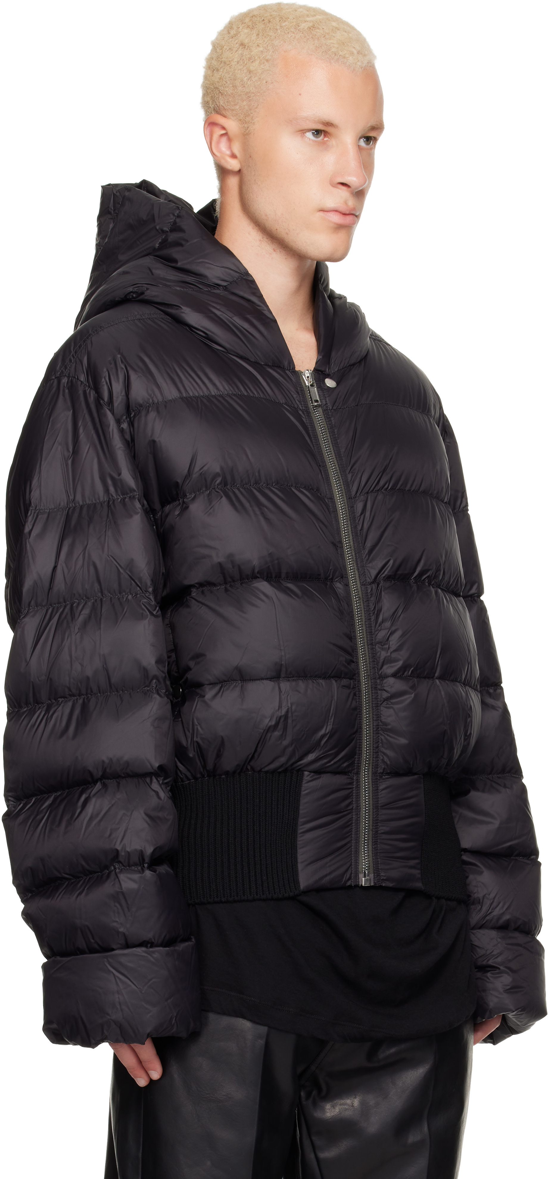 Rick Owens - Black Tower Hooded Jacket