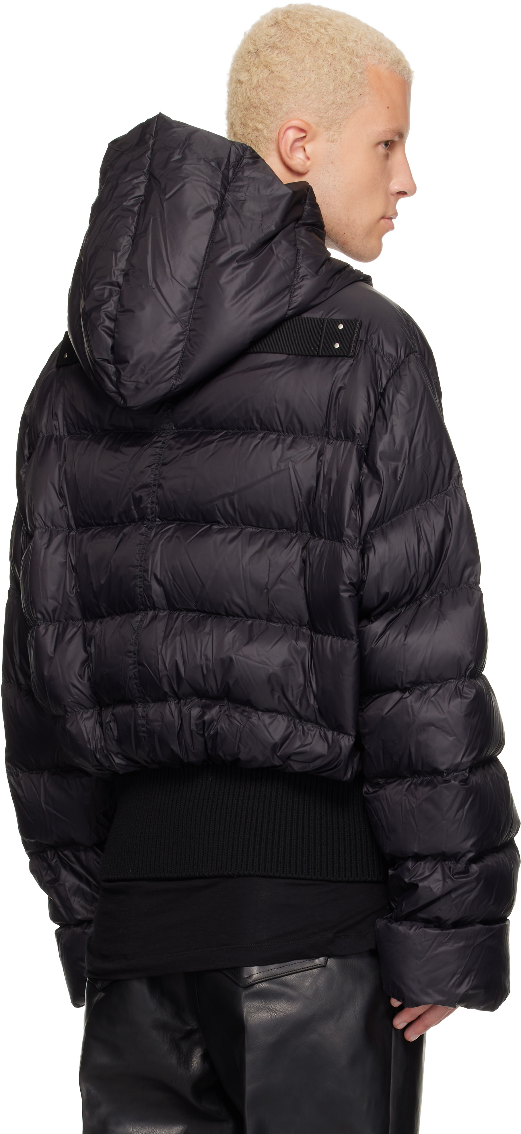 Rick Owens - Black Tower Hooded Down Jacket