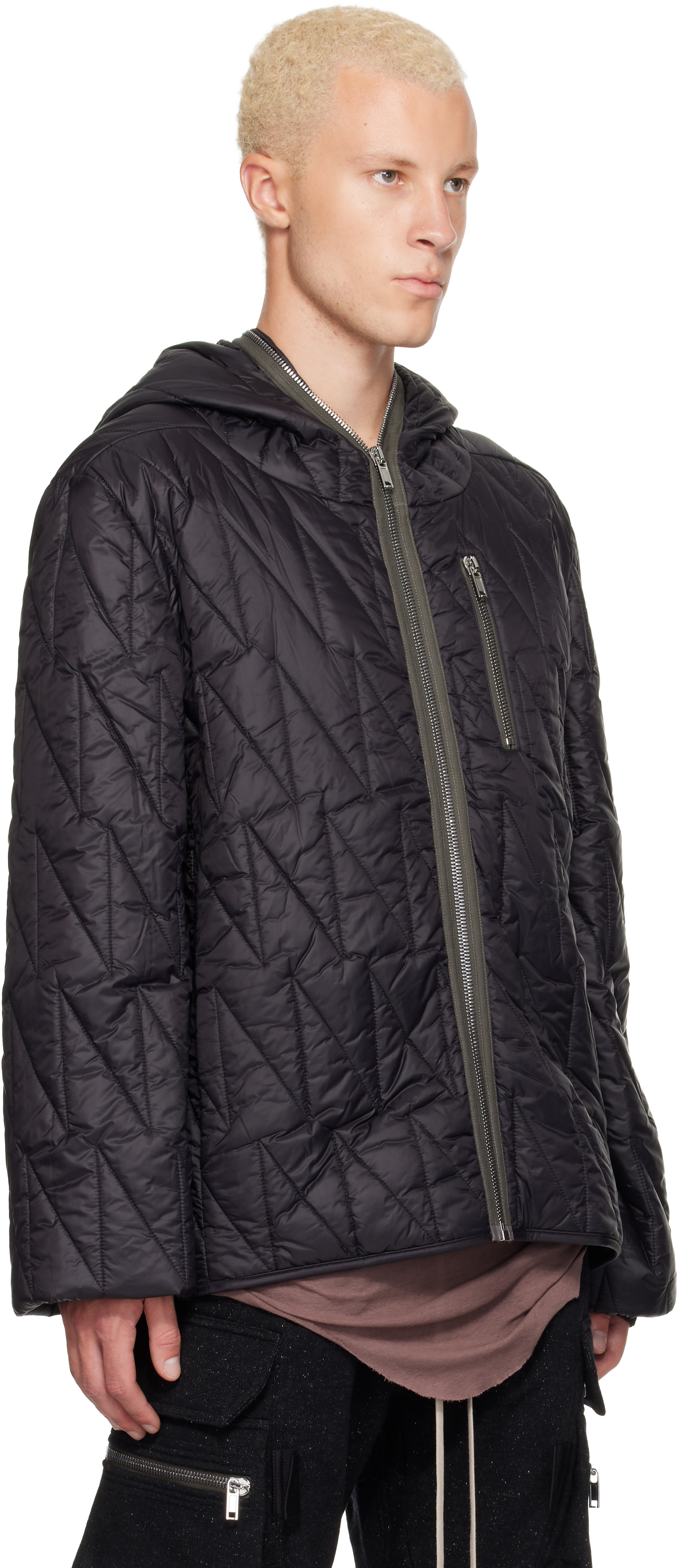 Rick Owens - Black Tower Thindown Jacket