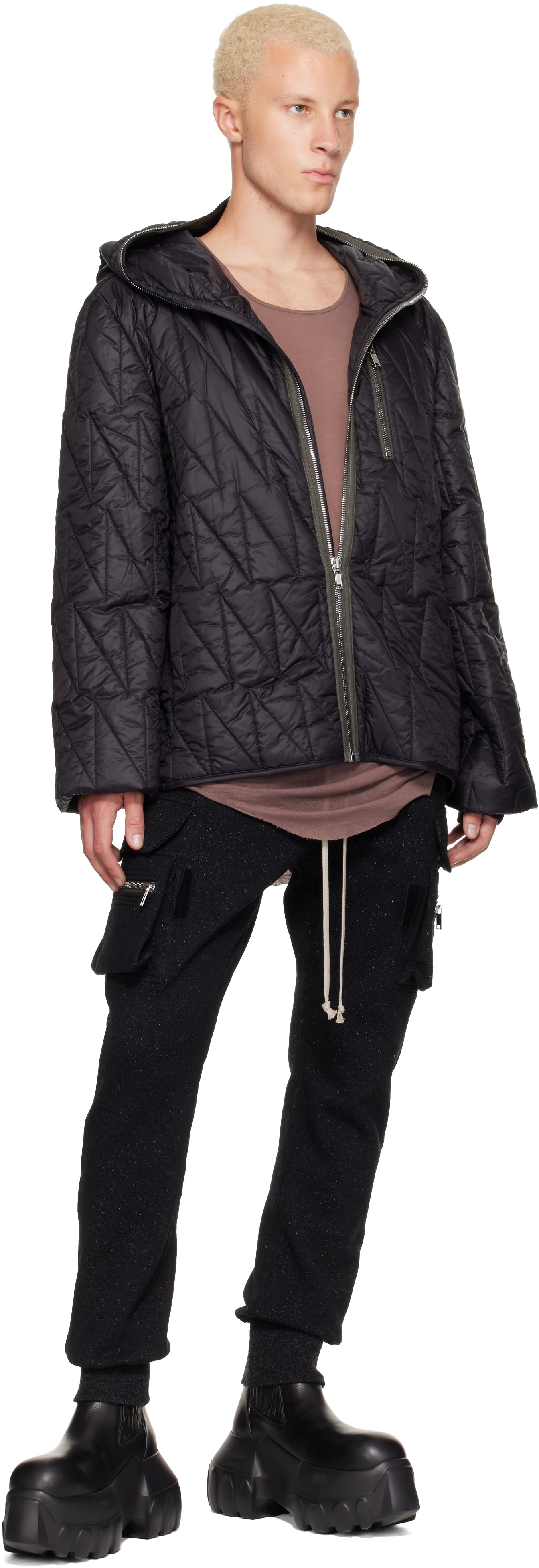 Rick Owens - Black Tower Thindown Jacket