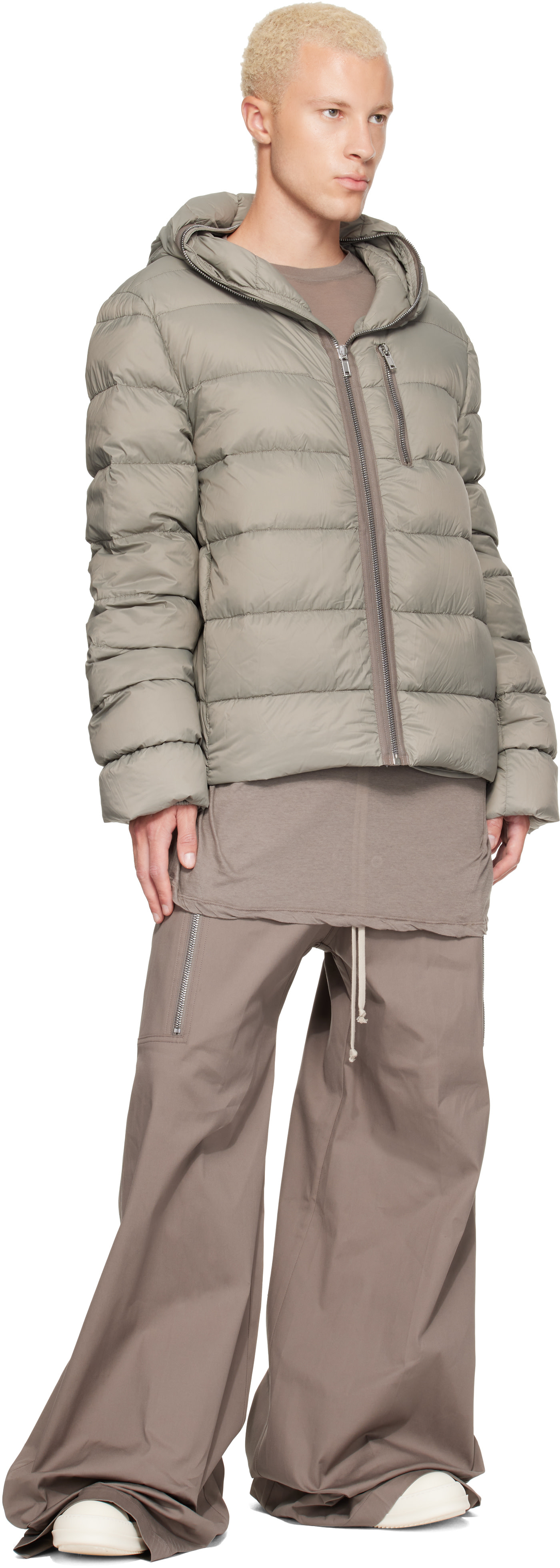 Rick Owens - カーキ Tower Light Nylon Duvet ダウンジャケット
