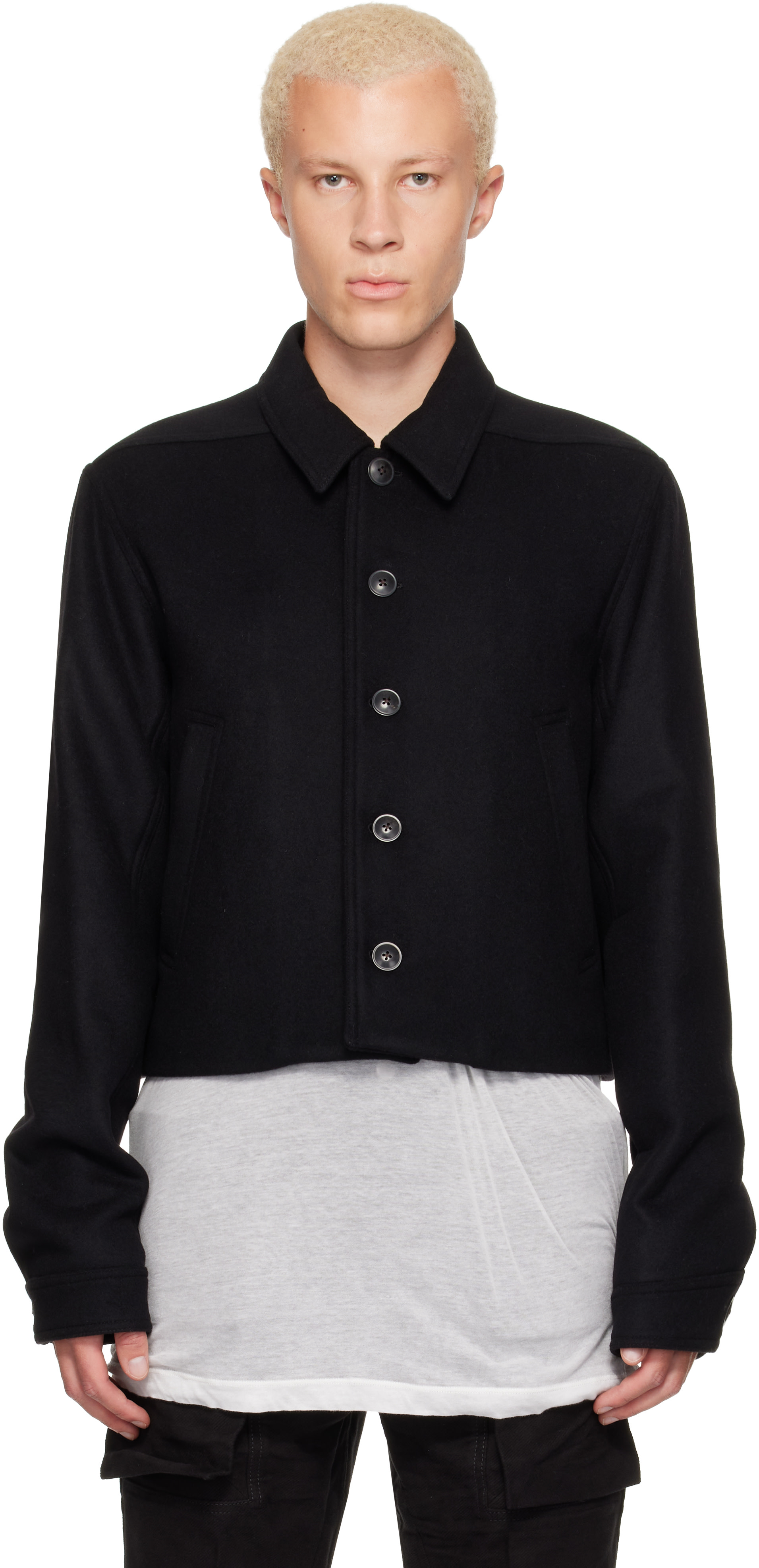 Rick Owens - Black Tower Alice Brad Jacket