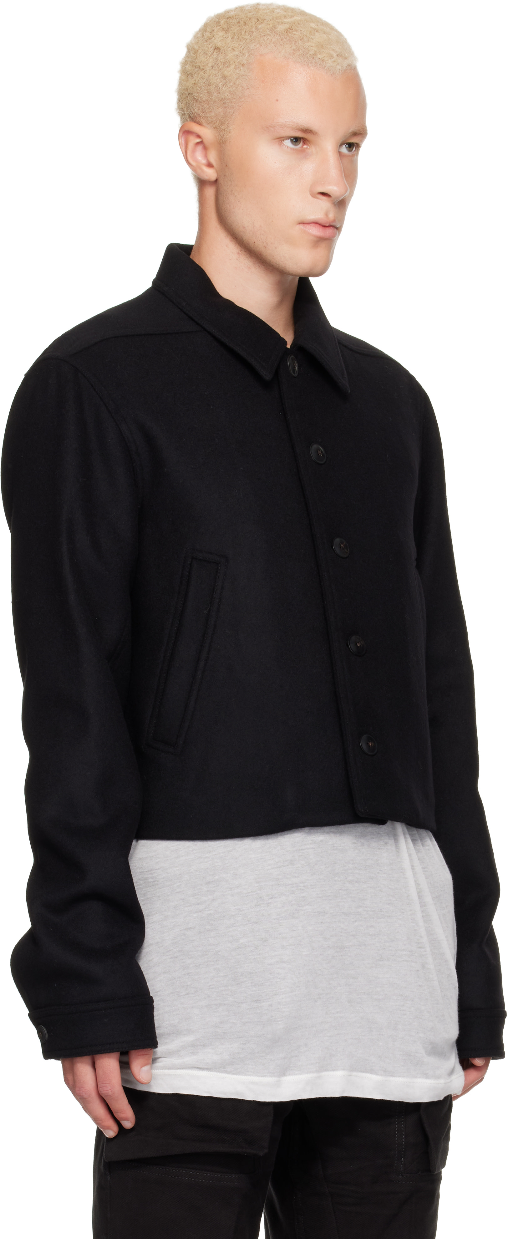 Rick Owens - Black Tower Alice Brad Jacket