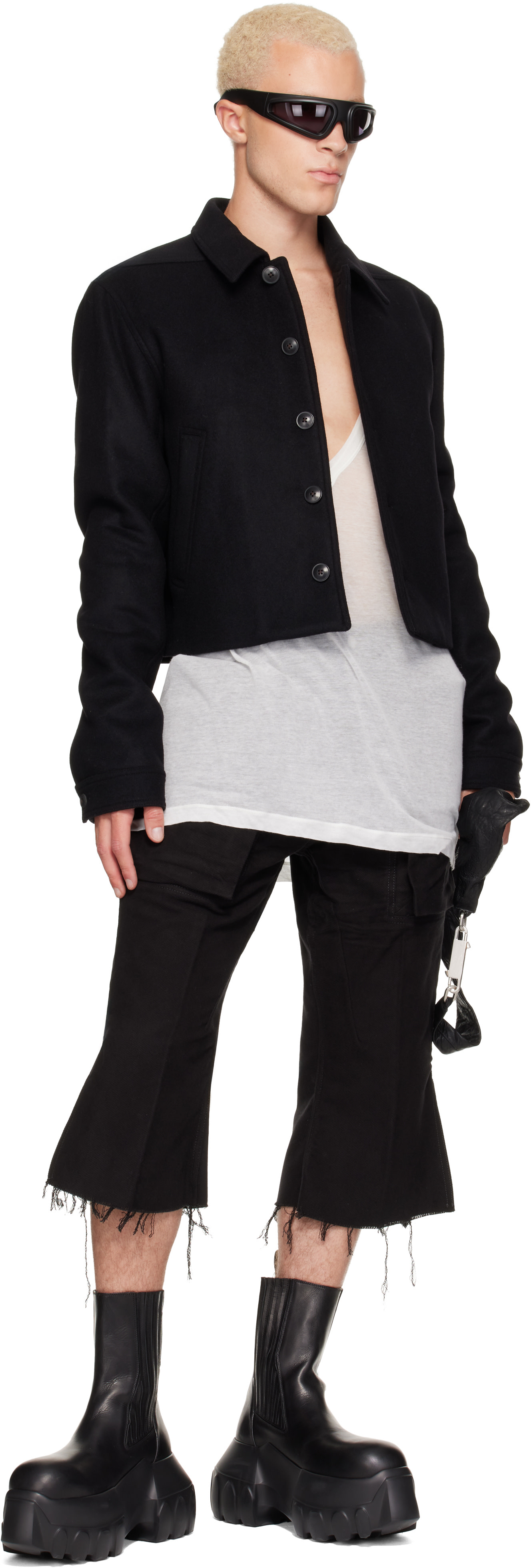 Rick Owens - Black Tower Alice Brad Jacket