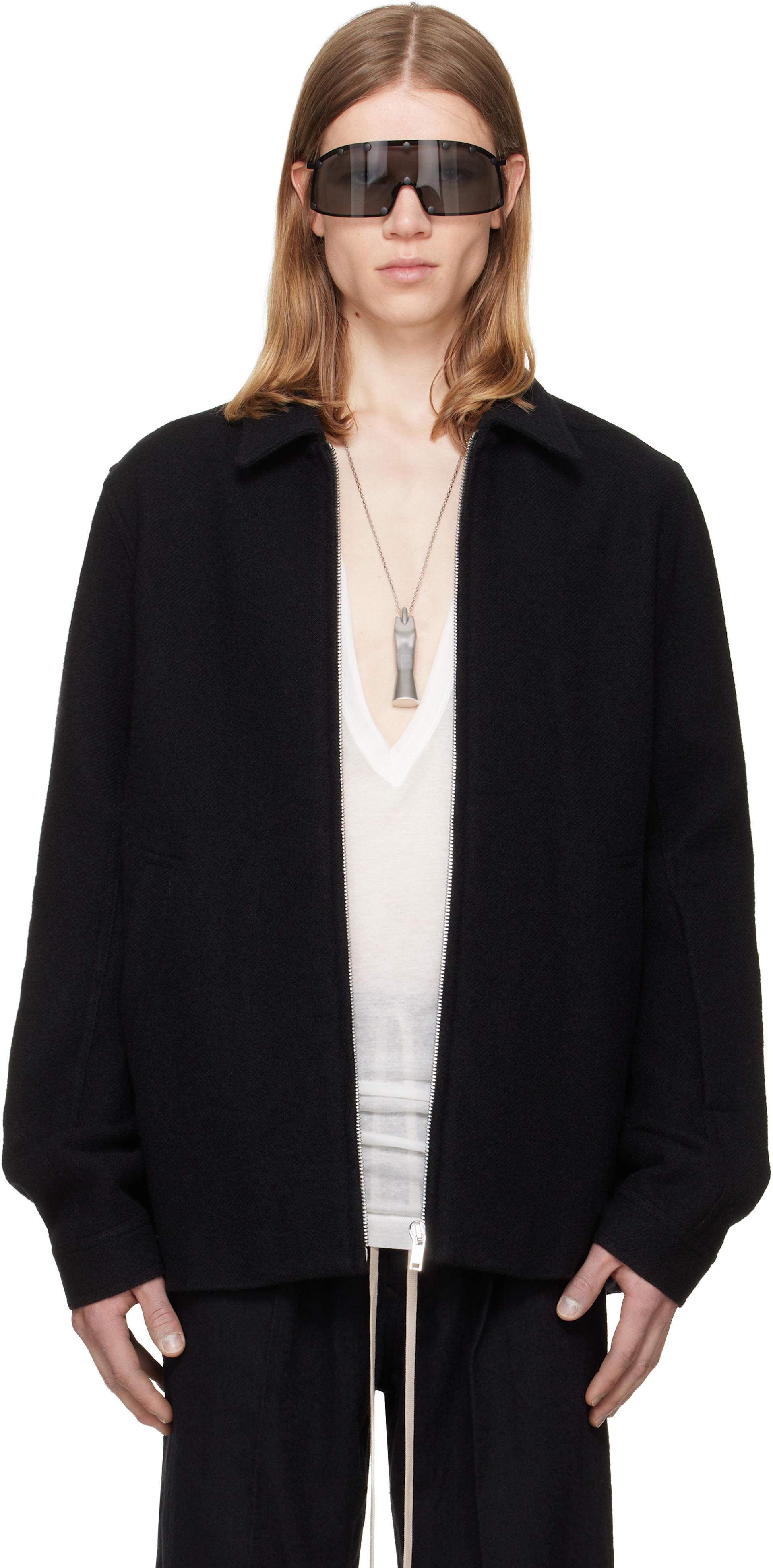 Rick Owens - Blouson Brad noir - Tower
