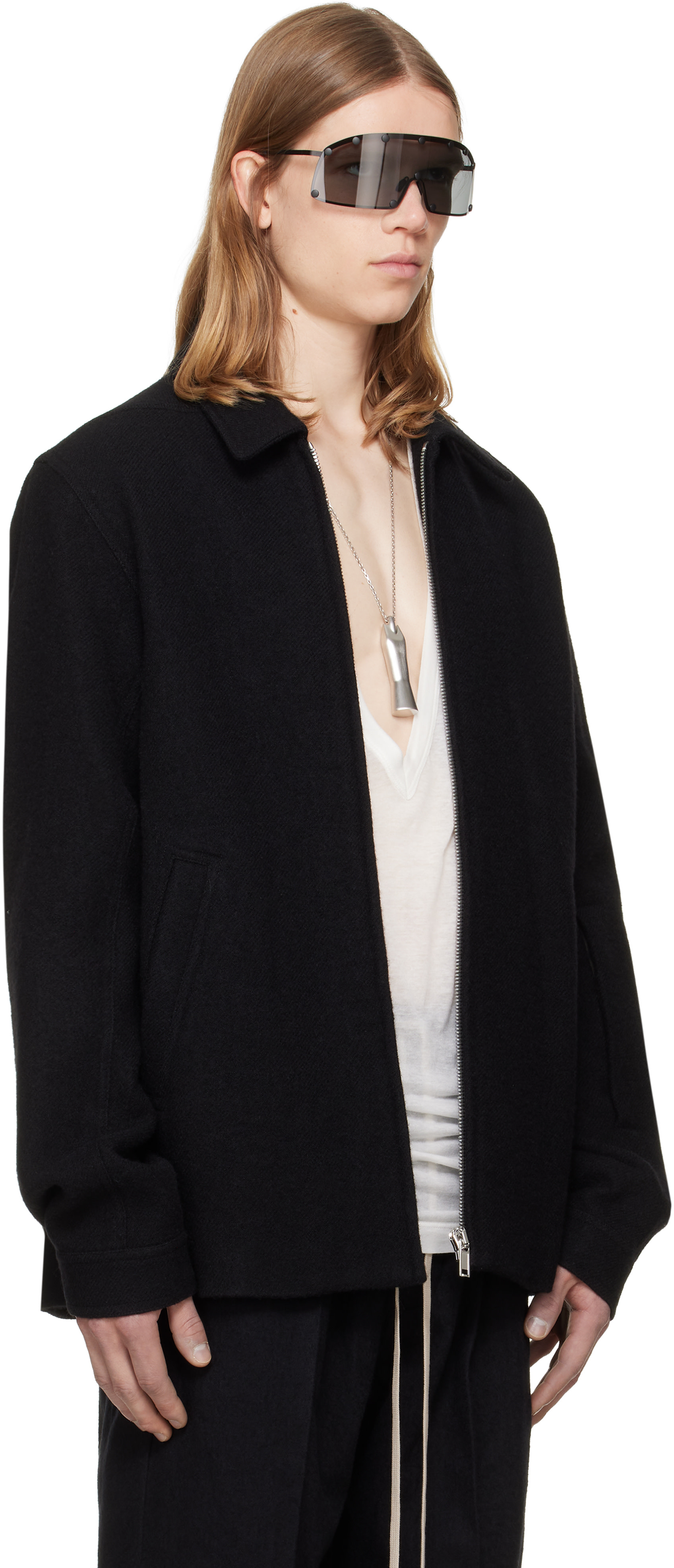 Rick Owens - Blouson Brad noir - Tower