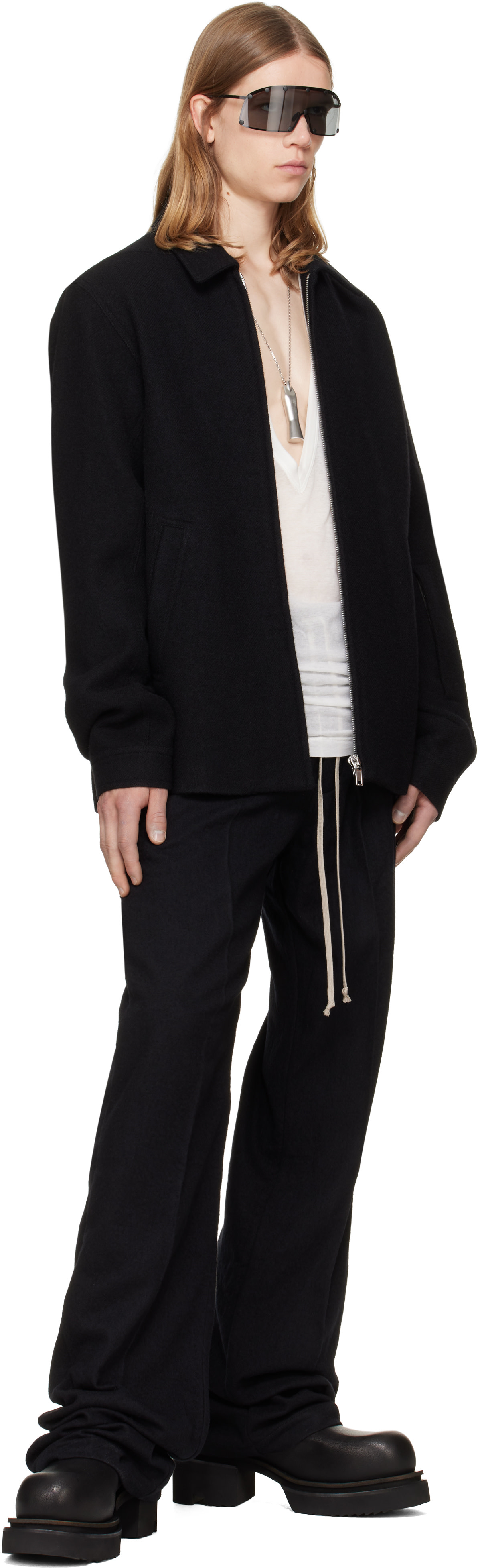 Rick Owens - Blouson Brad noir - Tower