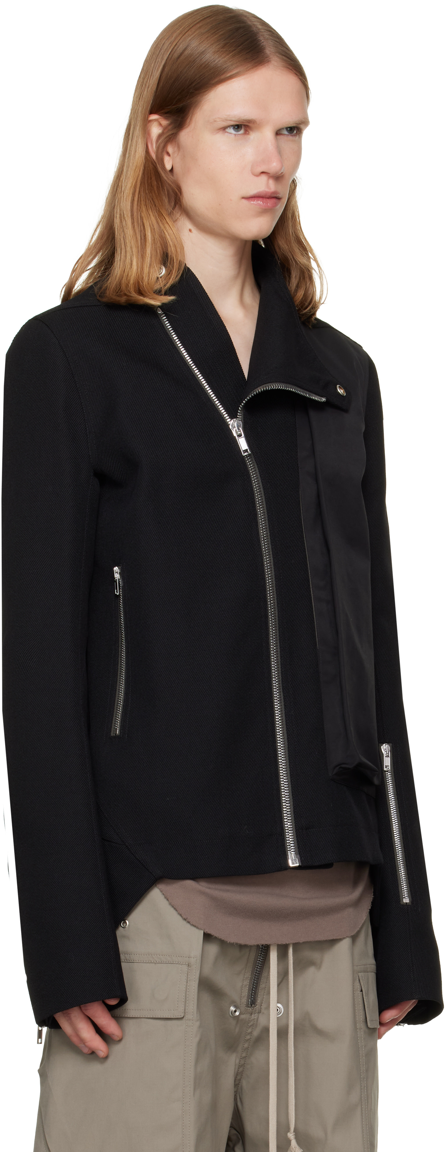 Rick Owens - Blouson Release noir - Tower