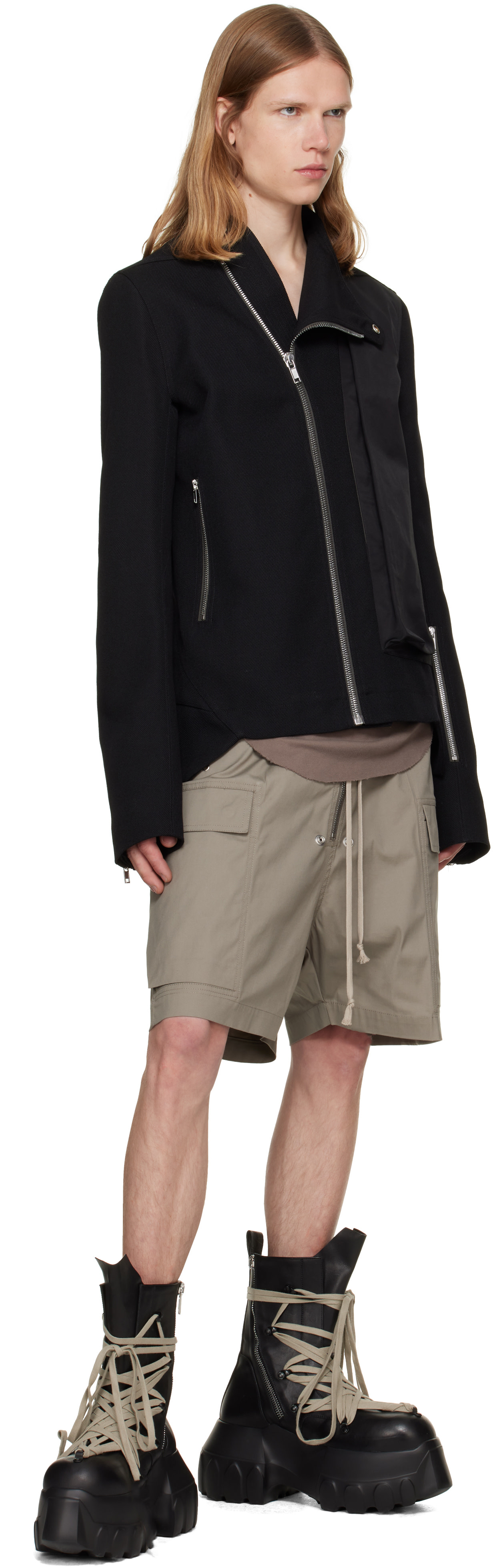 Rick Owens - Blouson Release noir - Tower