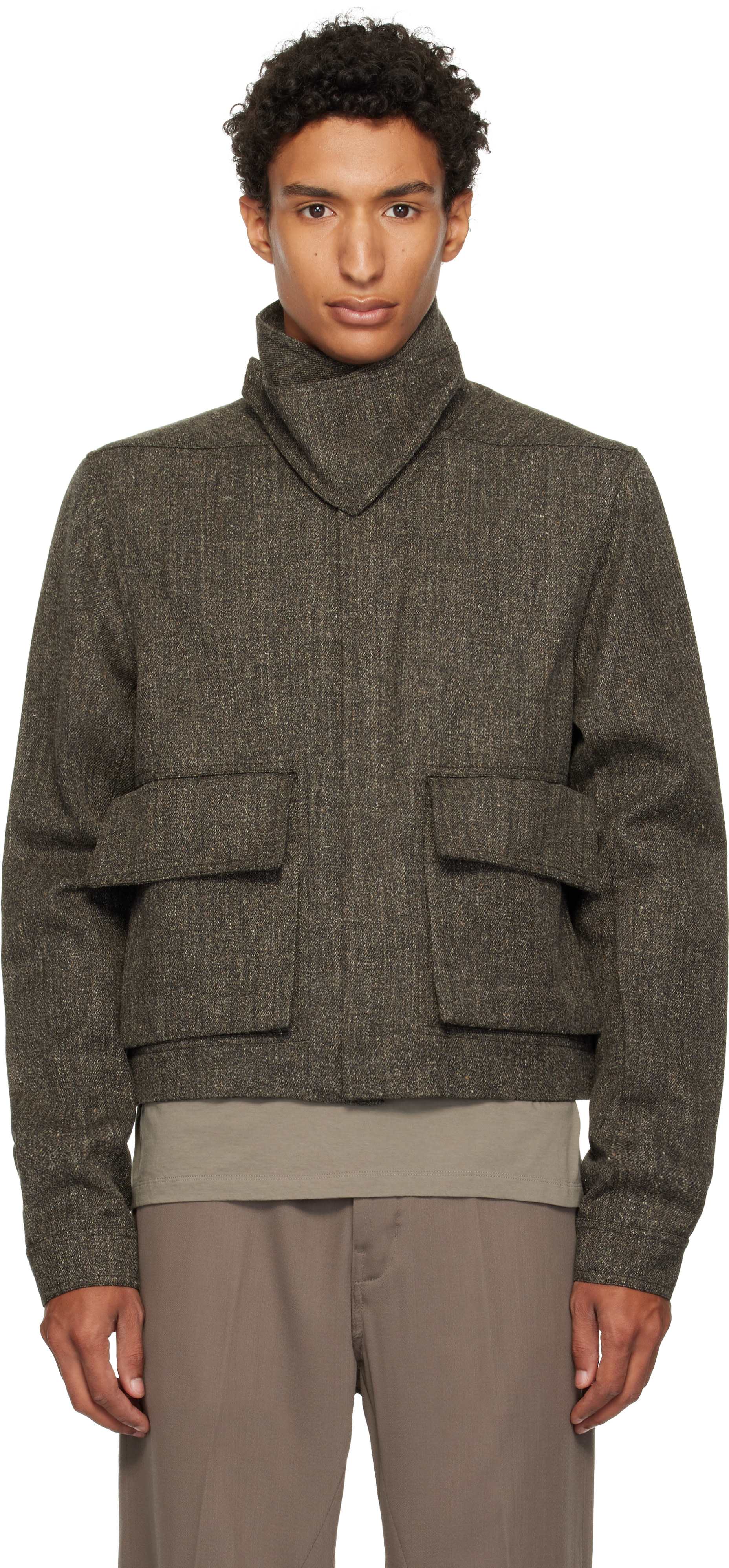 Rick Owens - Gray Tower Alice Jacket