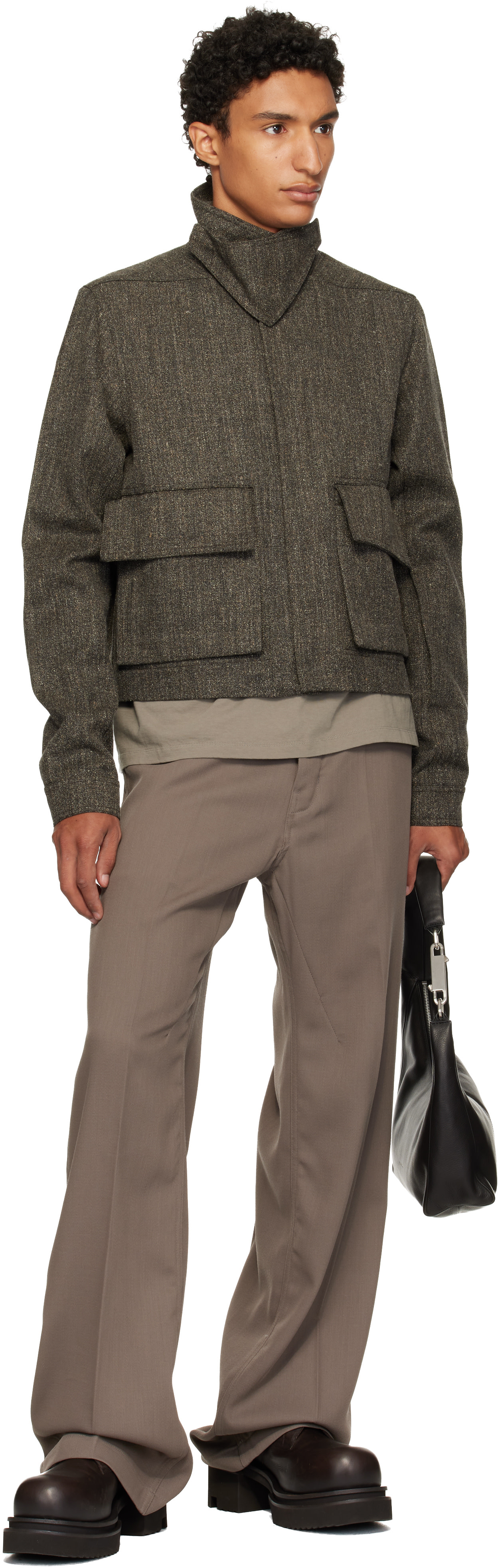 Rick Owens - Gray Tower Alice Jacket